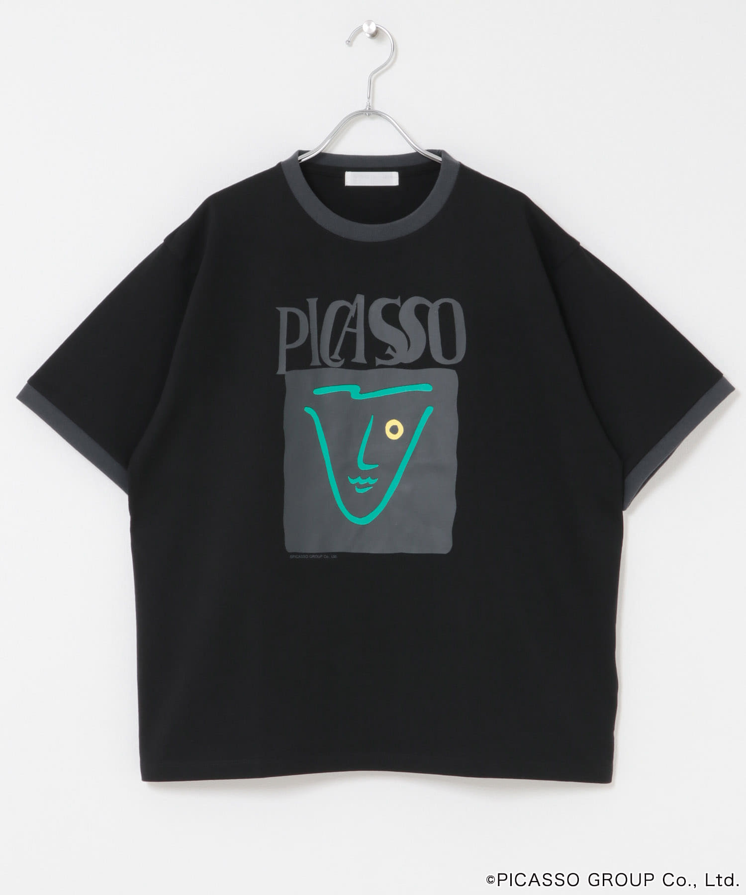 PICASSO SHORT-SLEEVE T-SHIRTS A BLK×CHA M
