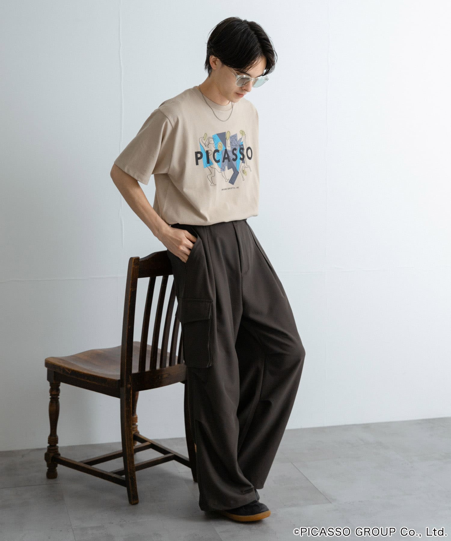 身長：173cm サイズ：L