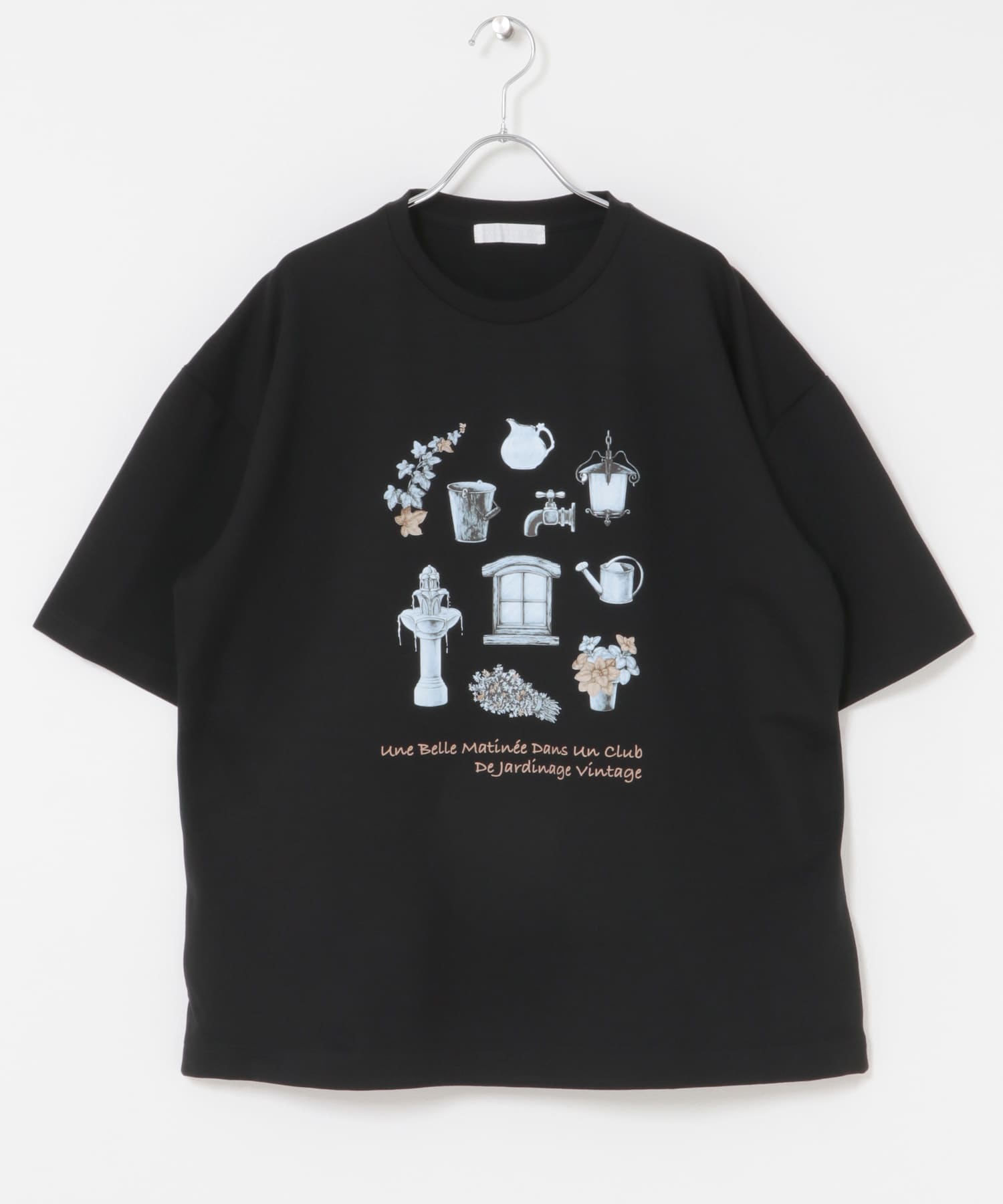 Garden graphic Short-Sleeve T-shirts BLACK M