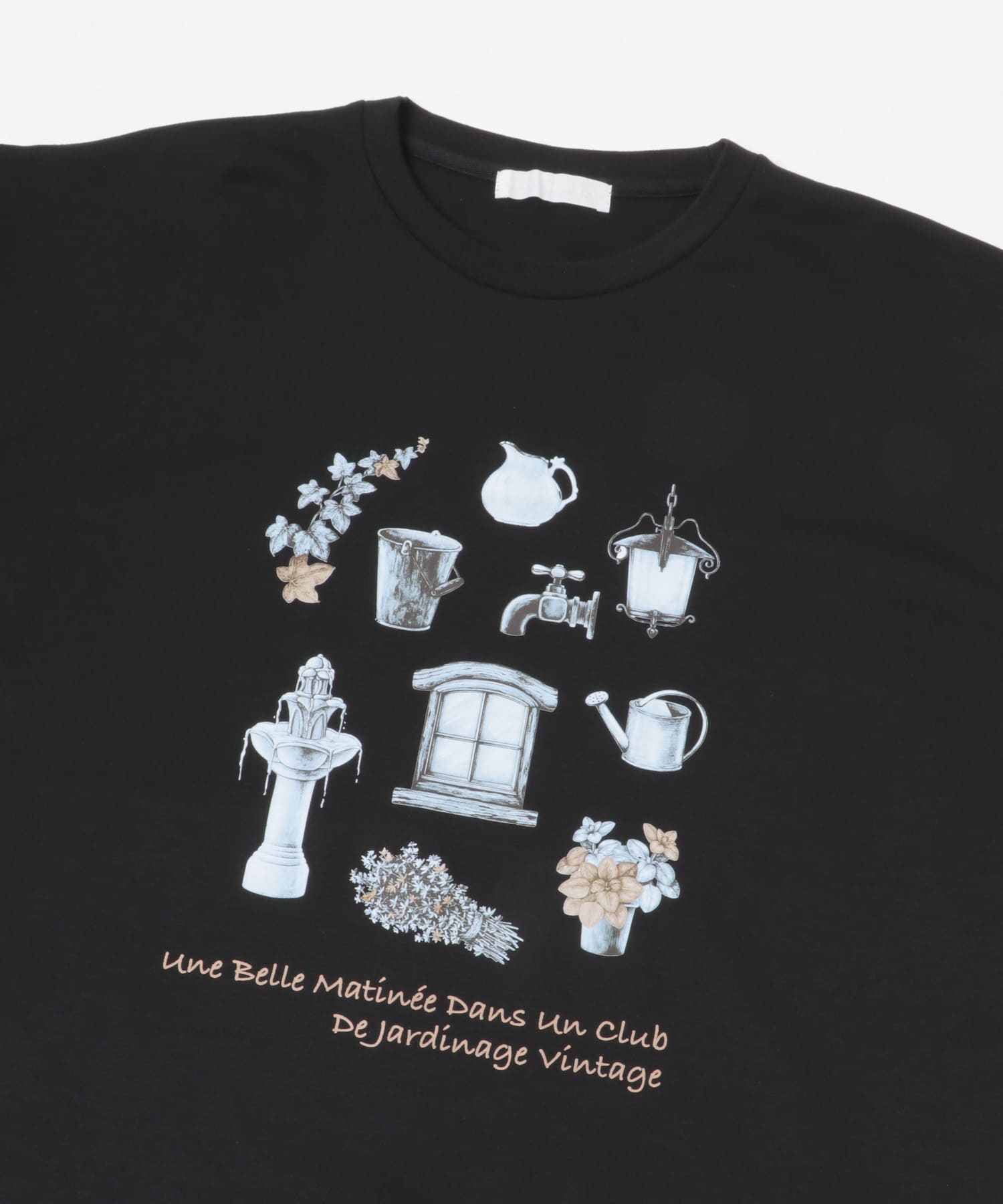 Garden graphic Short-Sleeve T-shirts BLACK M