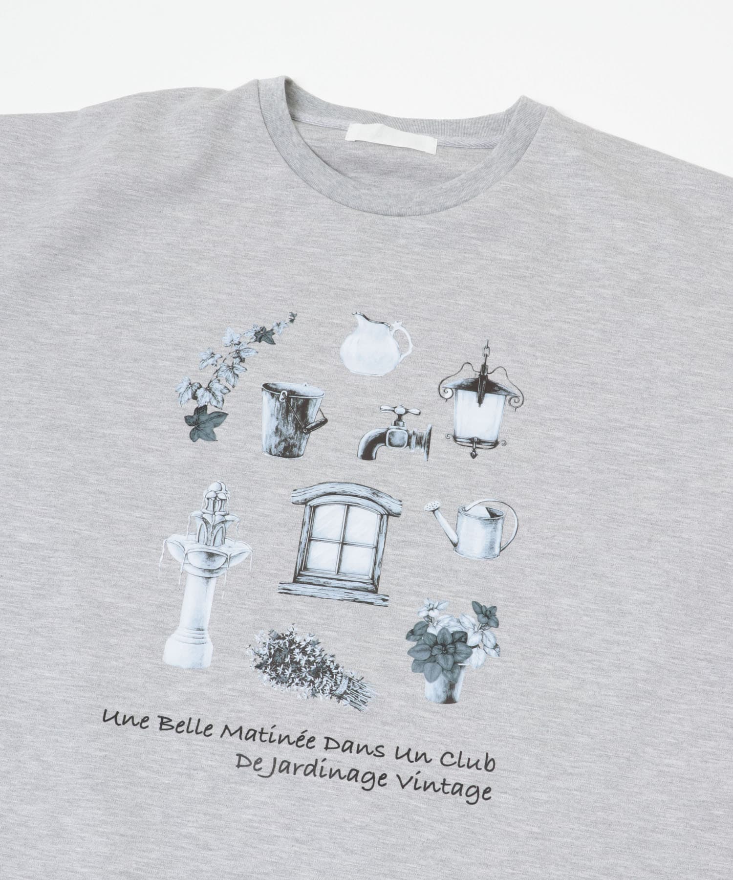 Garden graphic Short-Sleeve T-shirts GRAY M