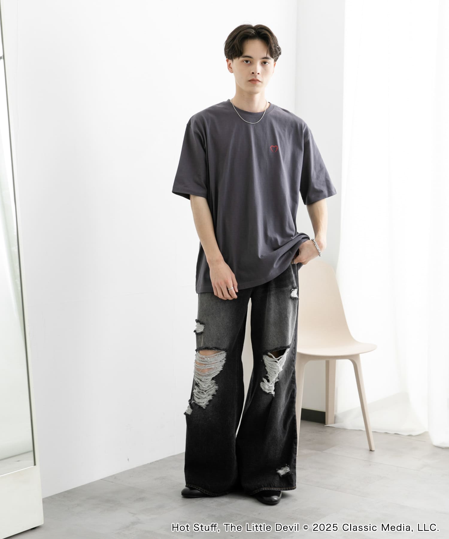 身長：173cm サイズ：L