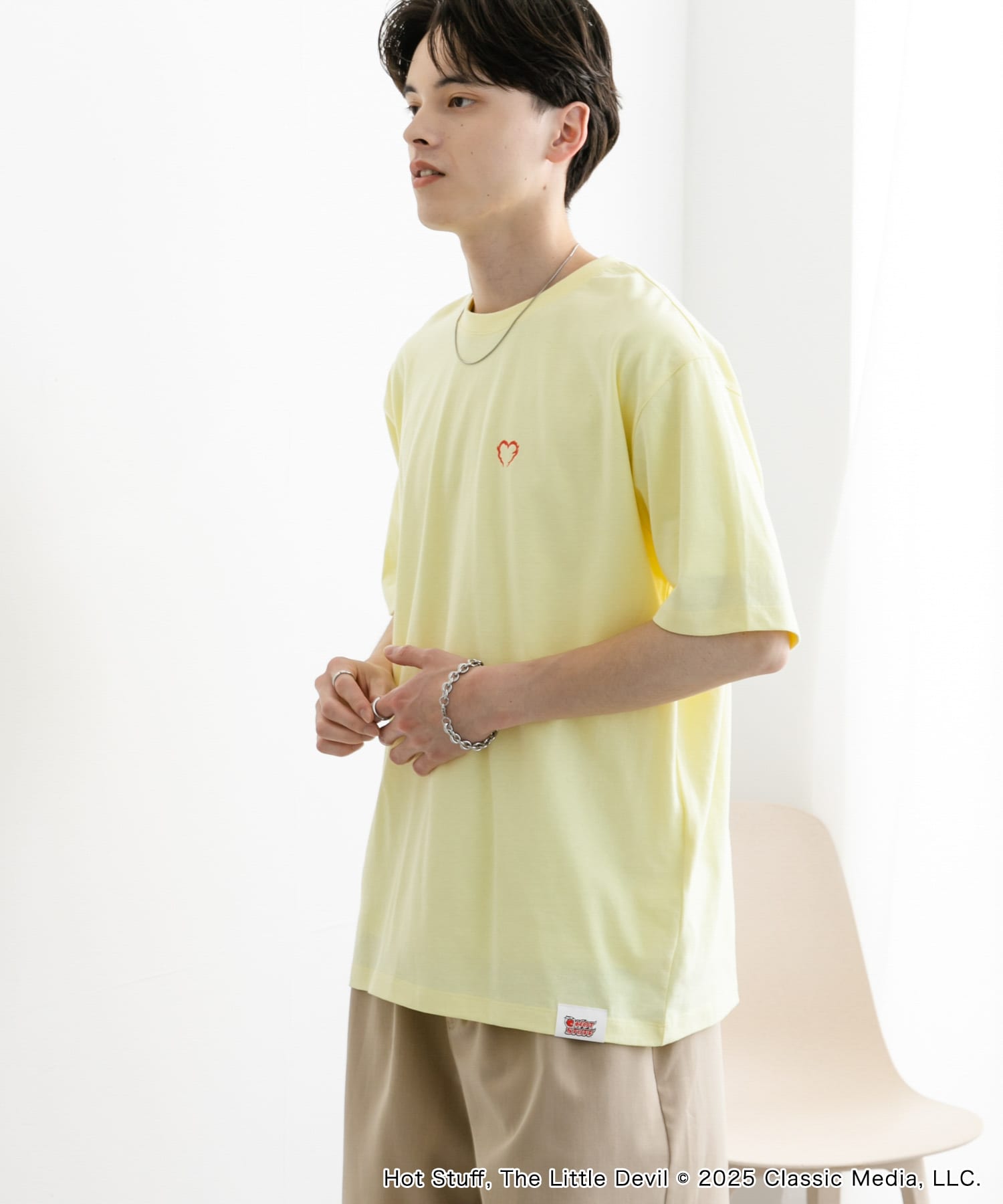 『別注』HOT STUFF×SENSE OF PLACE　 プリントTシャツ A