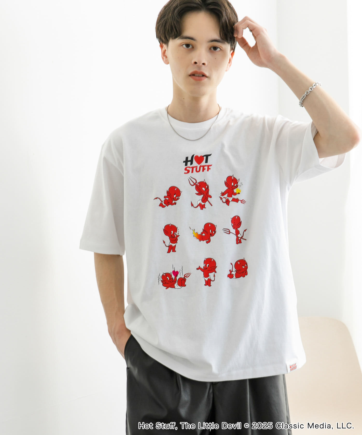 『別注』HOT STUFF×SENSE OF PLACE　 プリントTシャツ B