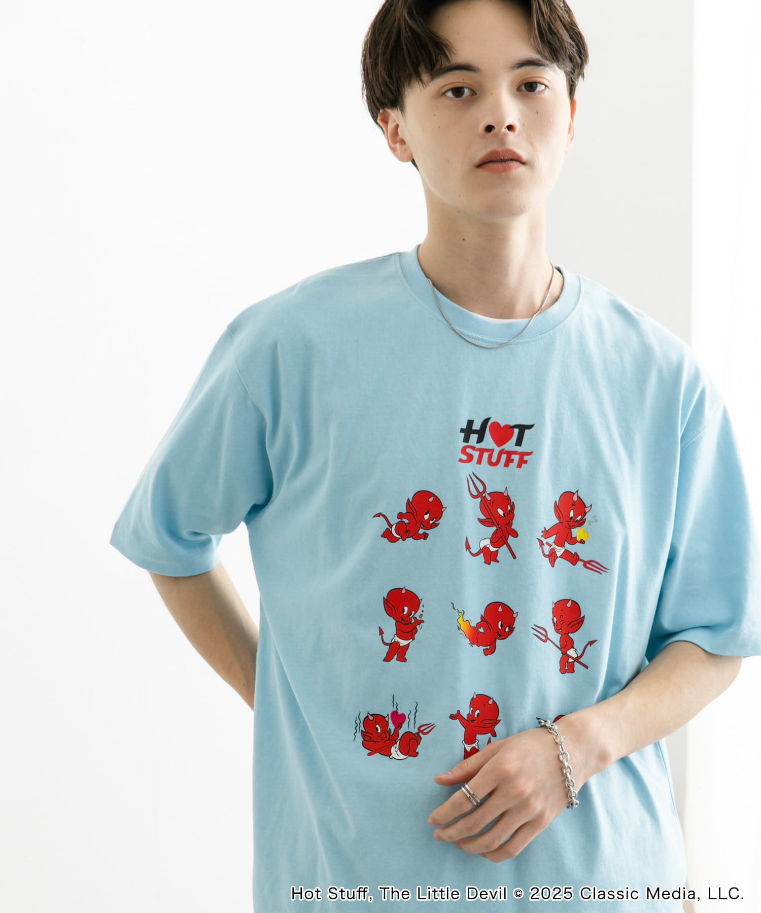 『別注』HOT STUFF×SENSE OF PLACE　 プリントTシャツ B