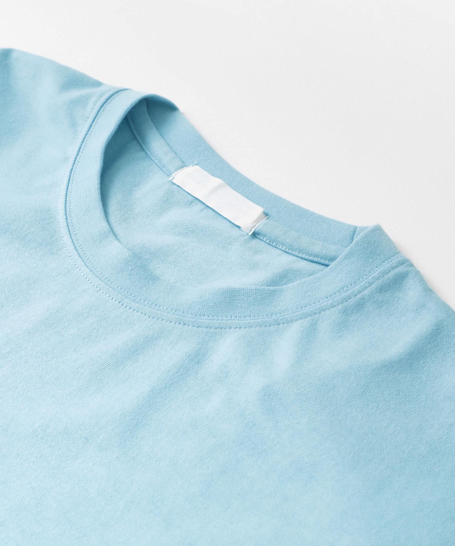 『別注』HOT STUFF×SENSE OF PLACE　 プリントTシャツ B L.BLUE M