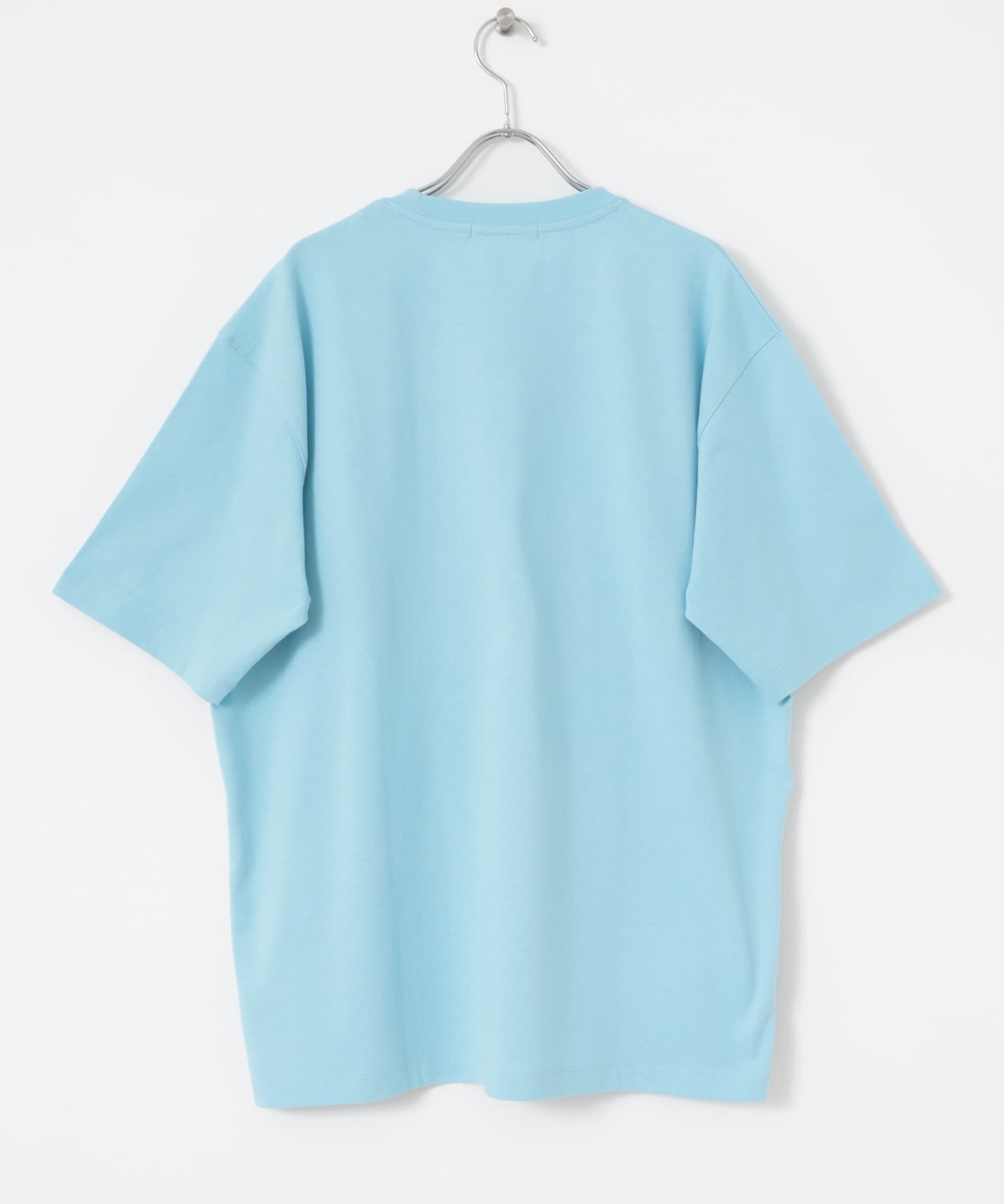 『別注』HOT STUFF×SENSE OF PLACE　 プリントTシャツ B L.BLUE M