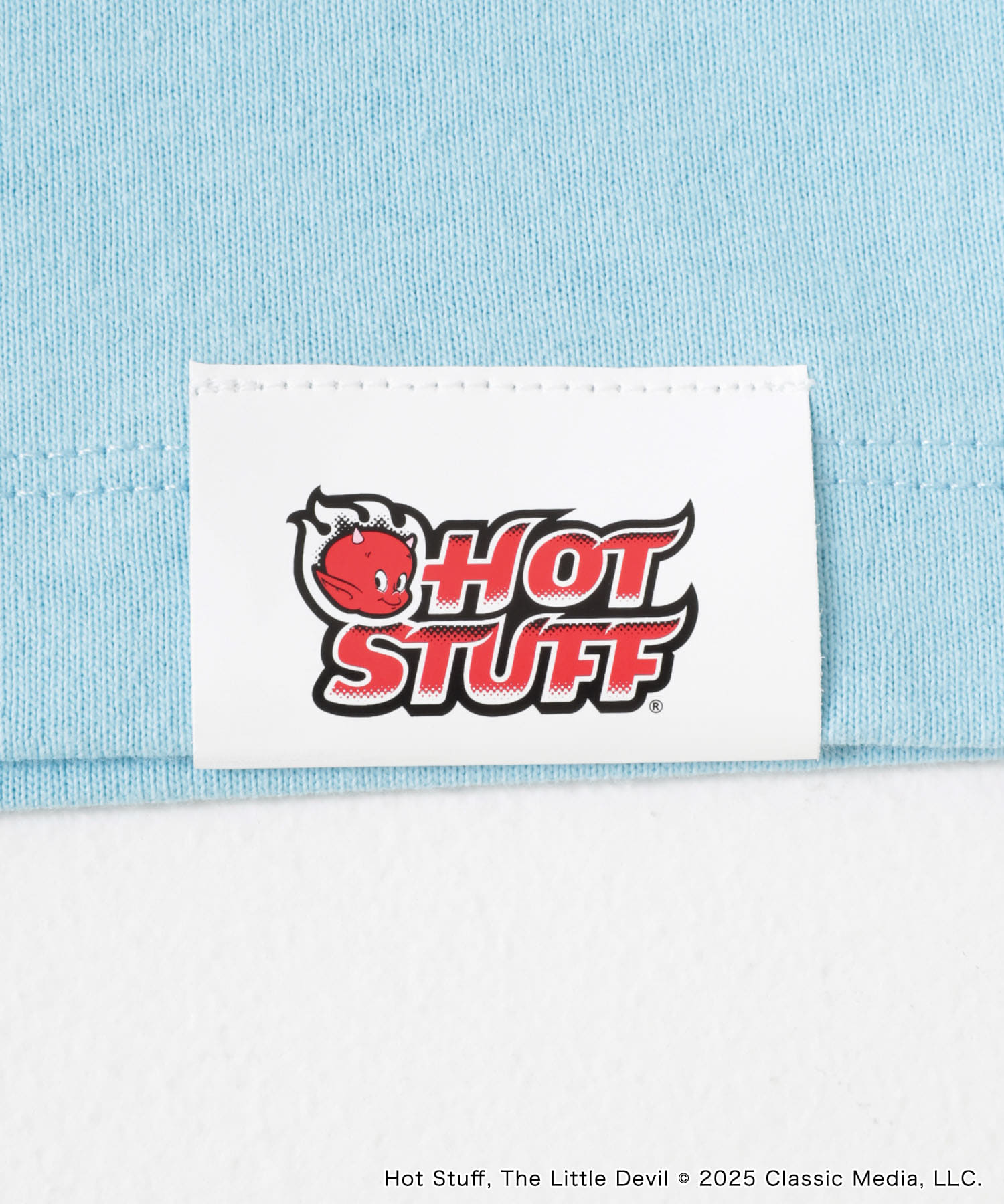 『別注』HOT STUFF×SENSE OF PLACE　 プリントTシャツ B L.BLUE M