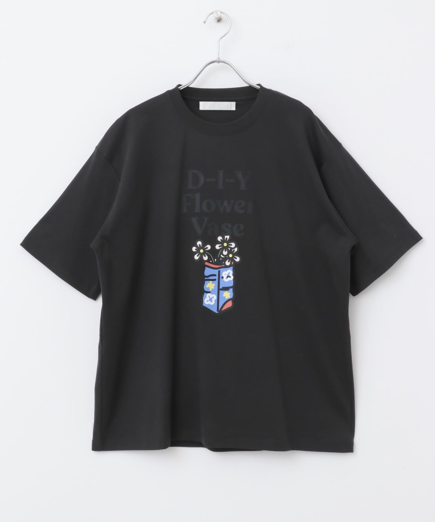 『別注』OATSIDE×SENSE OF PLACE　グラフィックショートスリーブ Tシャツ A BLACK M