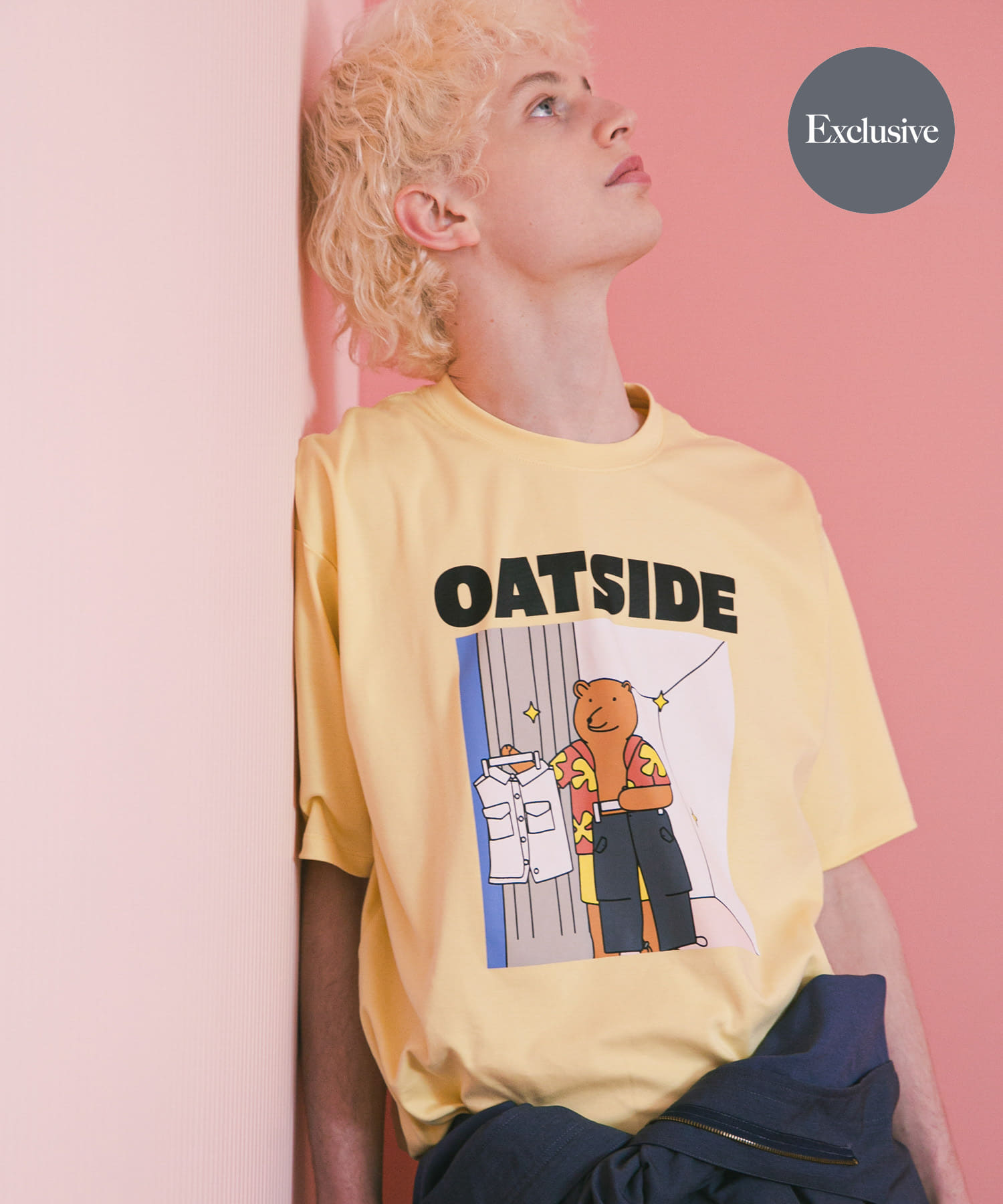 『別注』OATSIDE×SENSE OF PLACE　グラフィックショートスリーブ Tシャツ B