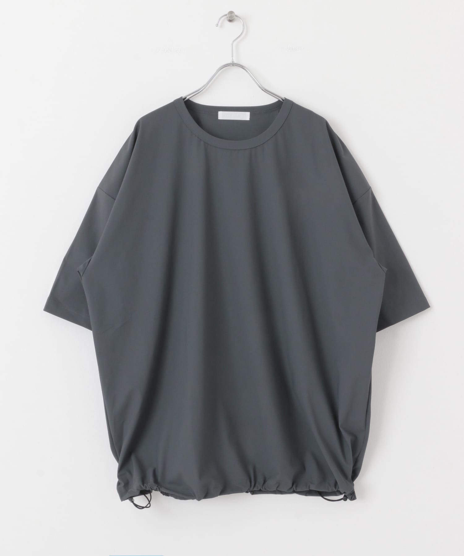 4WAYストレッチプルオーバーショートスリーブTシャツ CHARCOAL M