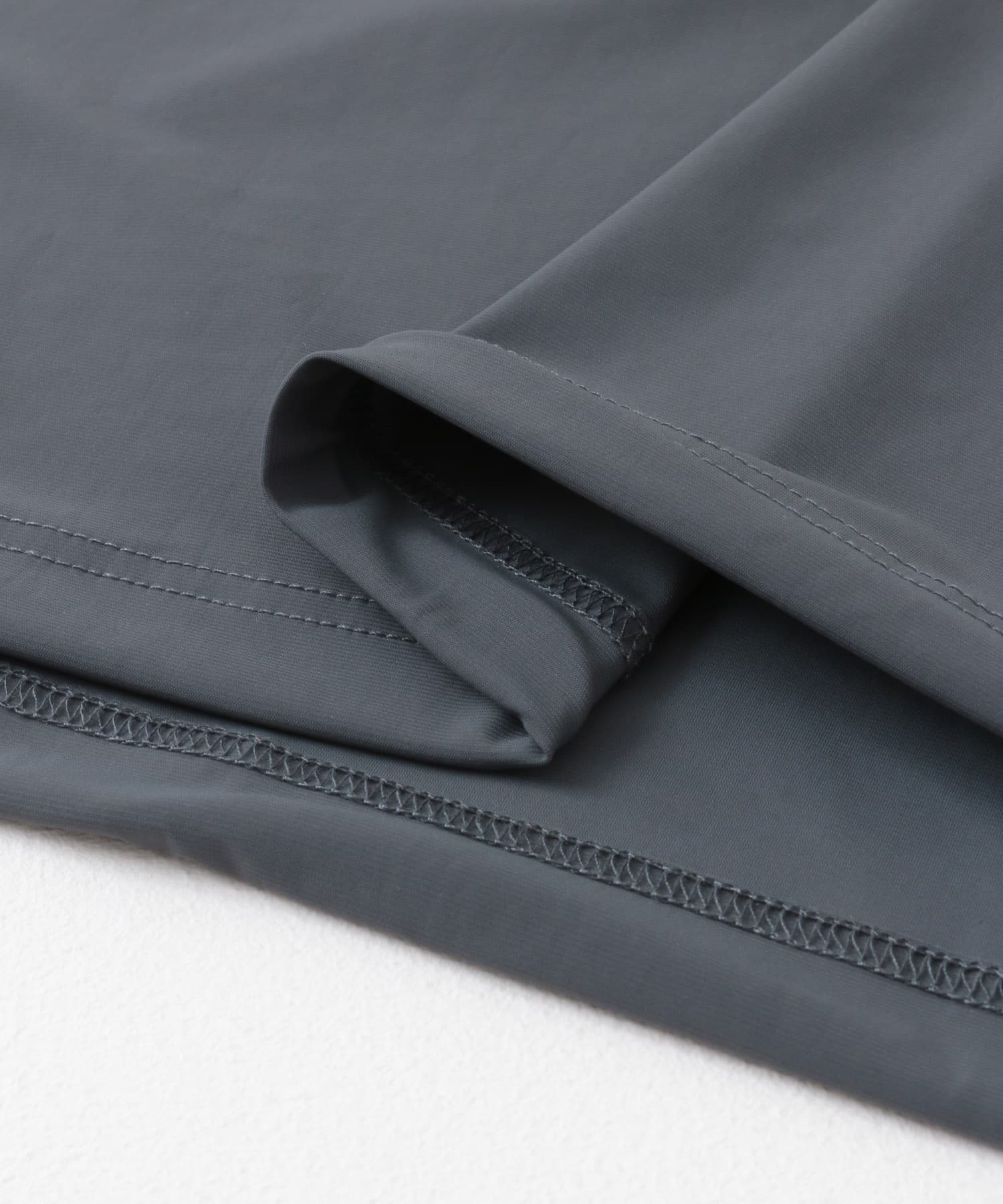 4WAYストレッチプルオーバーショートスリーブTシャツ CHARCOAL M