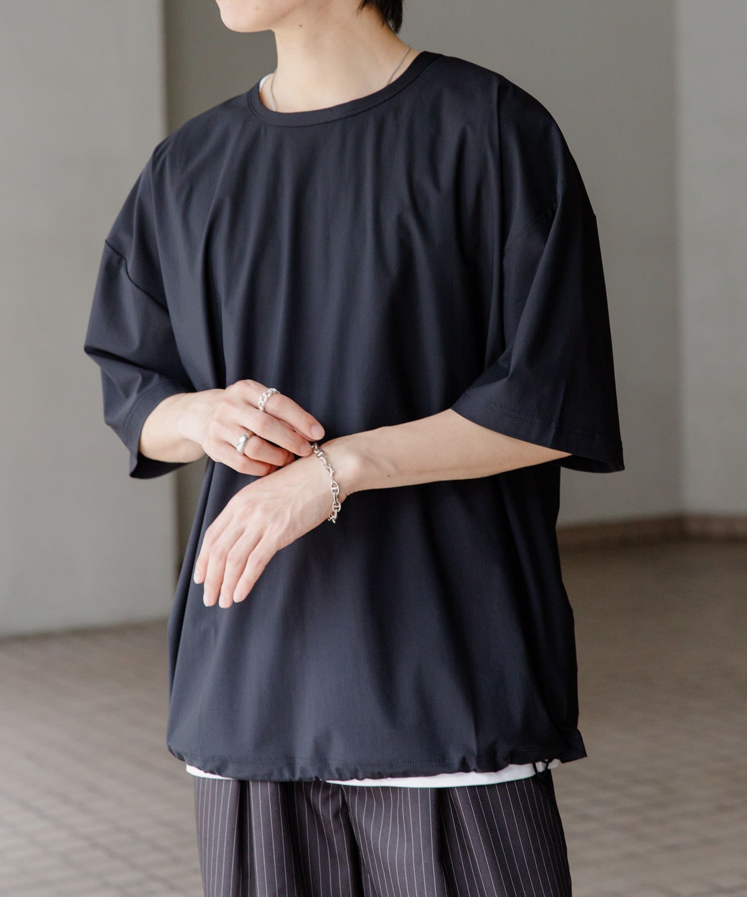 身長：173cm サイズ：L