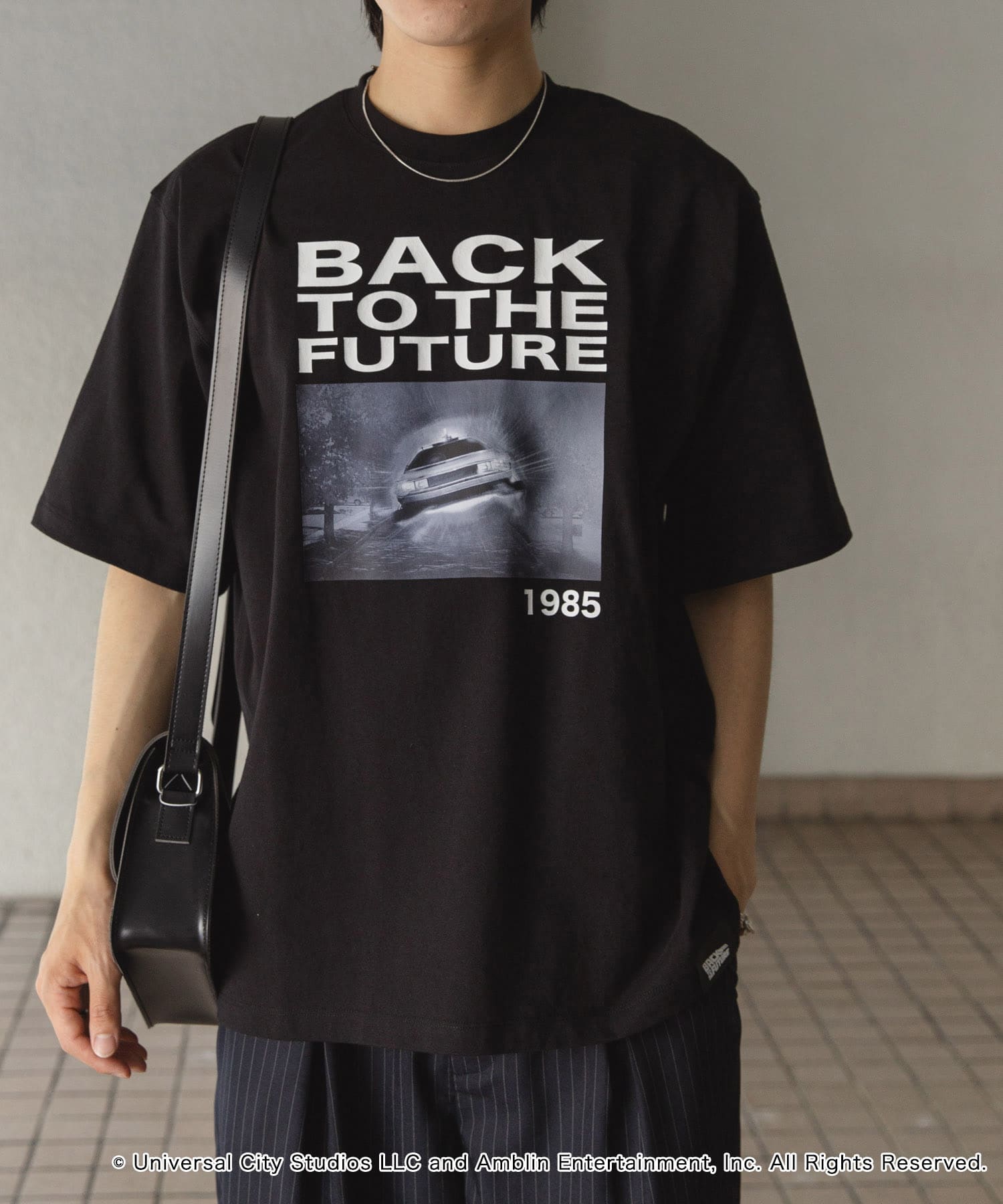 『別注』SENSE OF PLACE×BTTF　クルーネックプリントTシャツ A