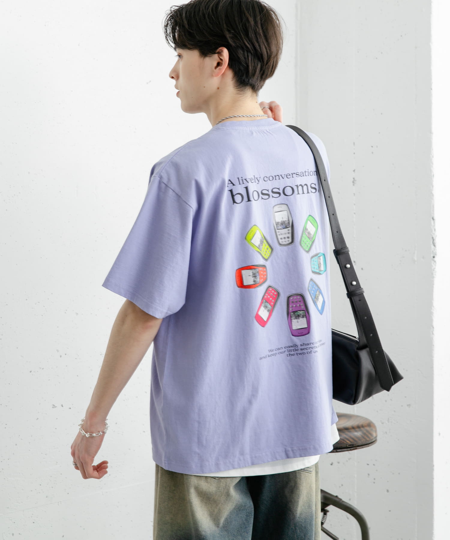 DEVICE ショートスリーブプリント Tシャツ A