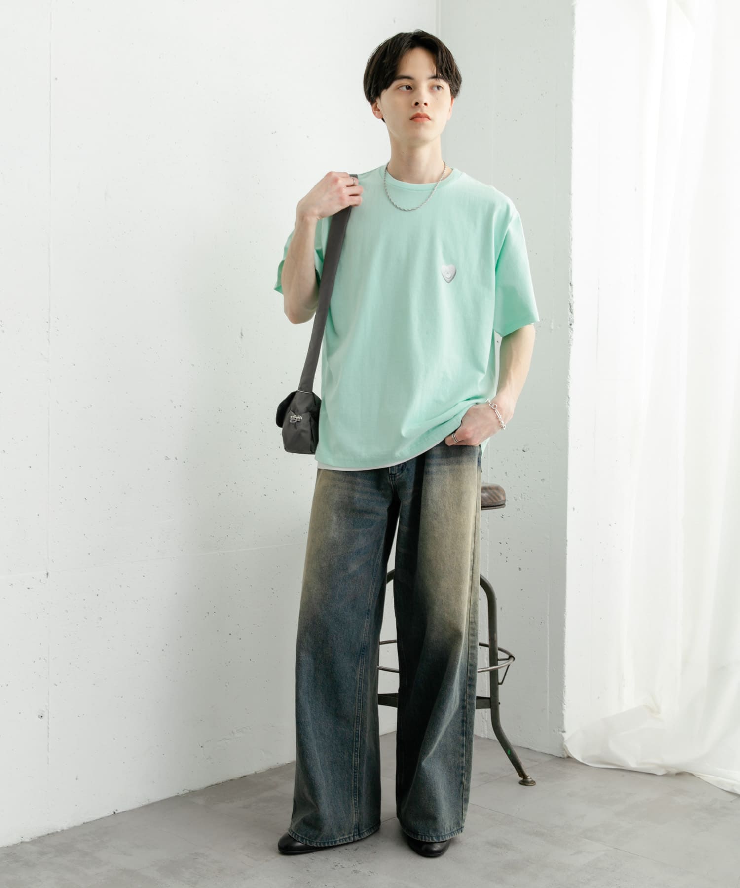 身長：173cm サイズ：L
