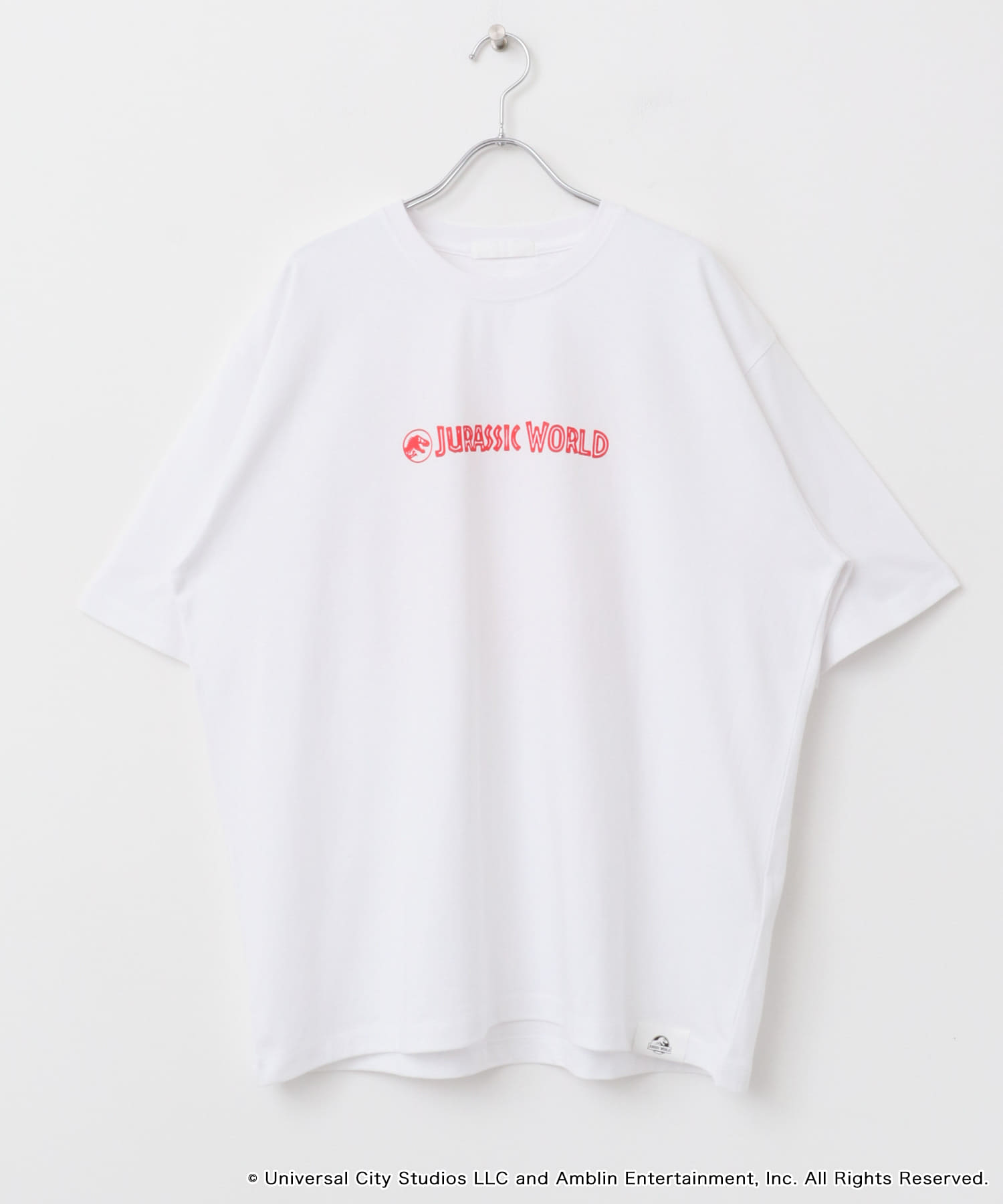 『別注』Jurassic World×SENSE OF PLACE　T-SHIRTS/A WHITE M