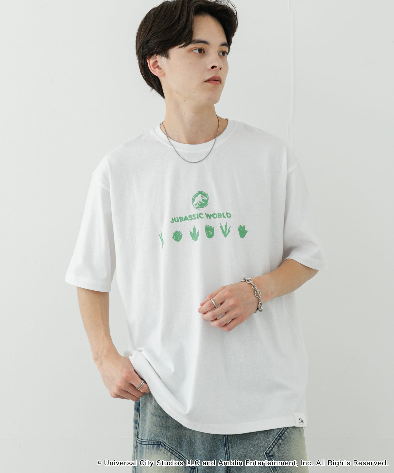 『別注』Jurassic World×SENSE OF PLACE　T-SHIRTS/B