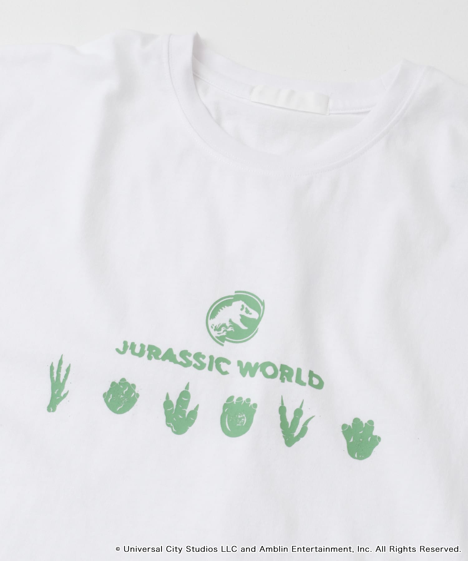 『別注』Jurassic World×SENSE OF PLACE　T-SHIRTS/B WHITE M