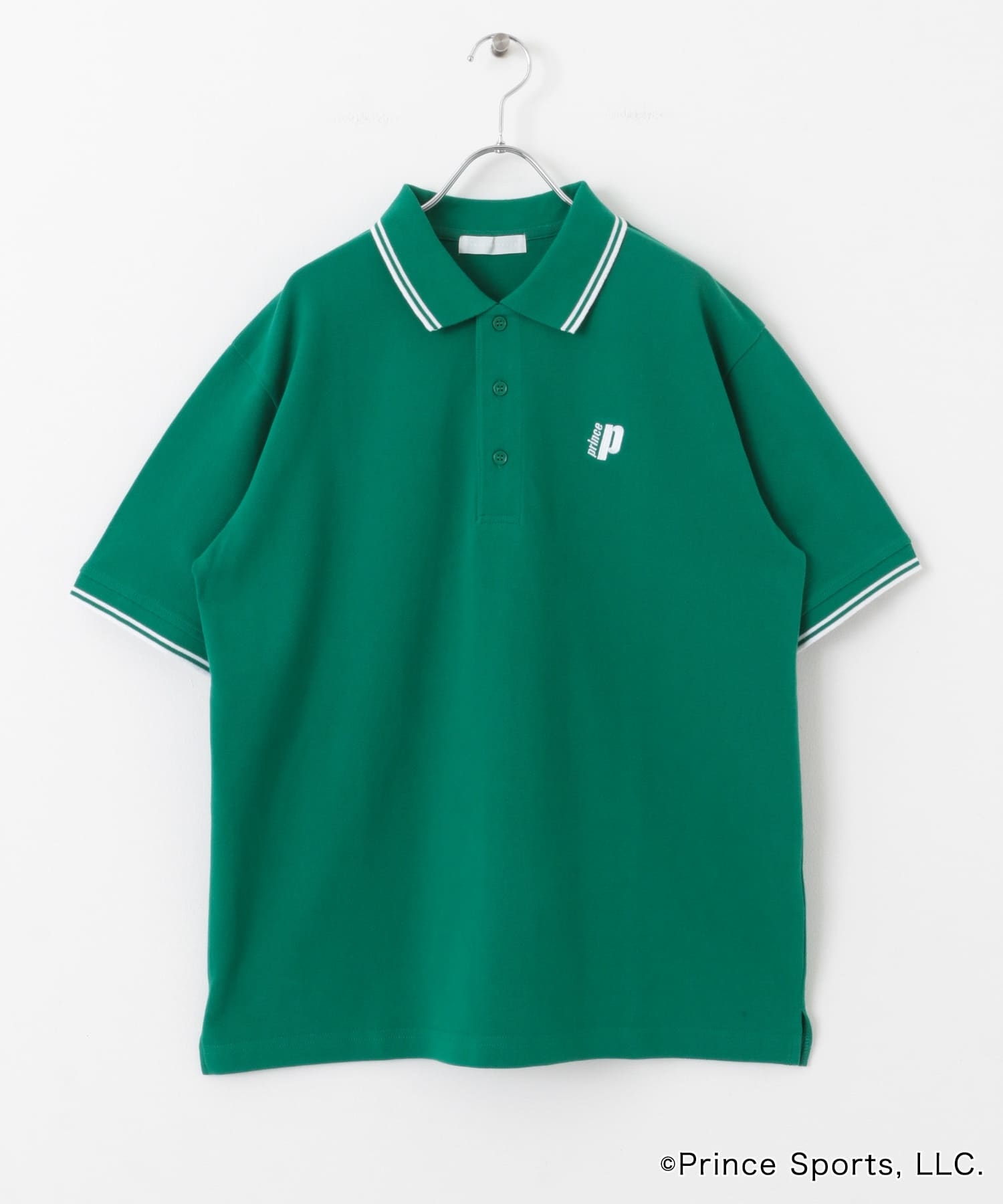 『別注』prince　ポロシャツ GREEN M
