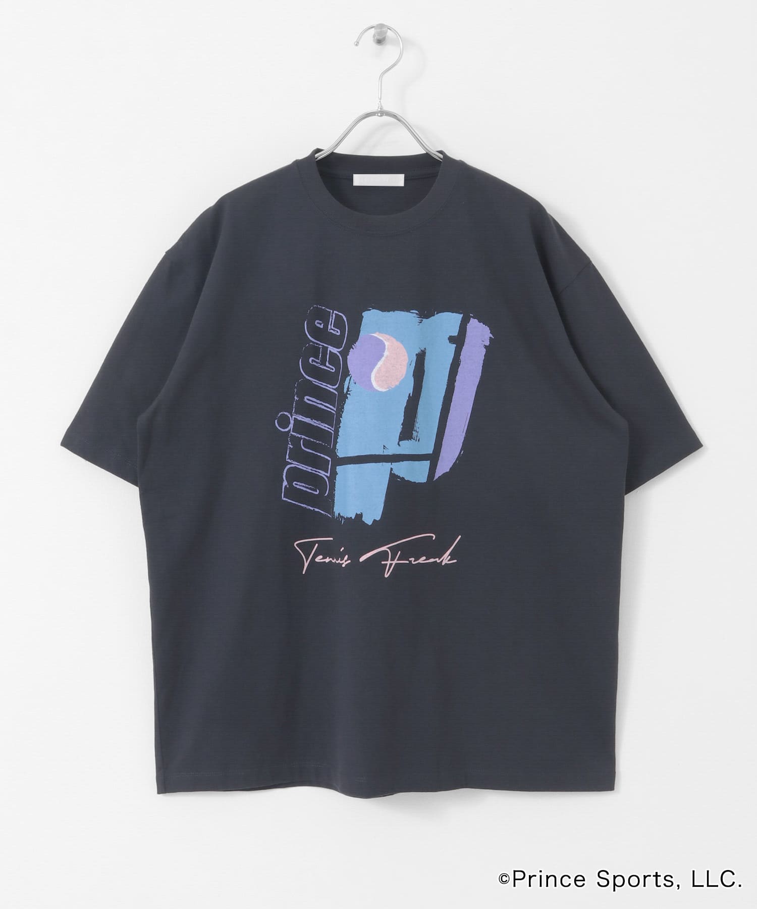 『別注』prince　グラフィックショートスリーブTシャツ CHARCOAL M