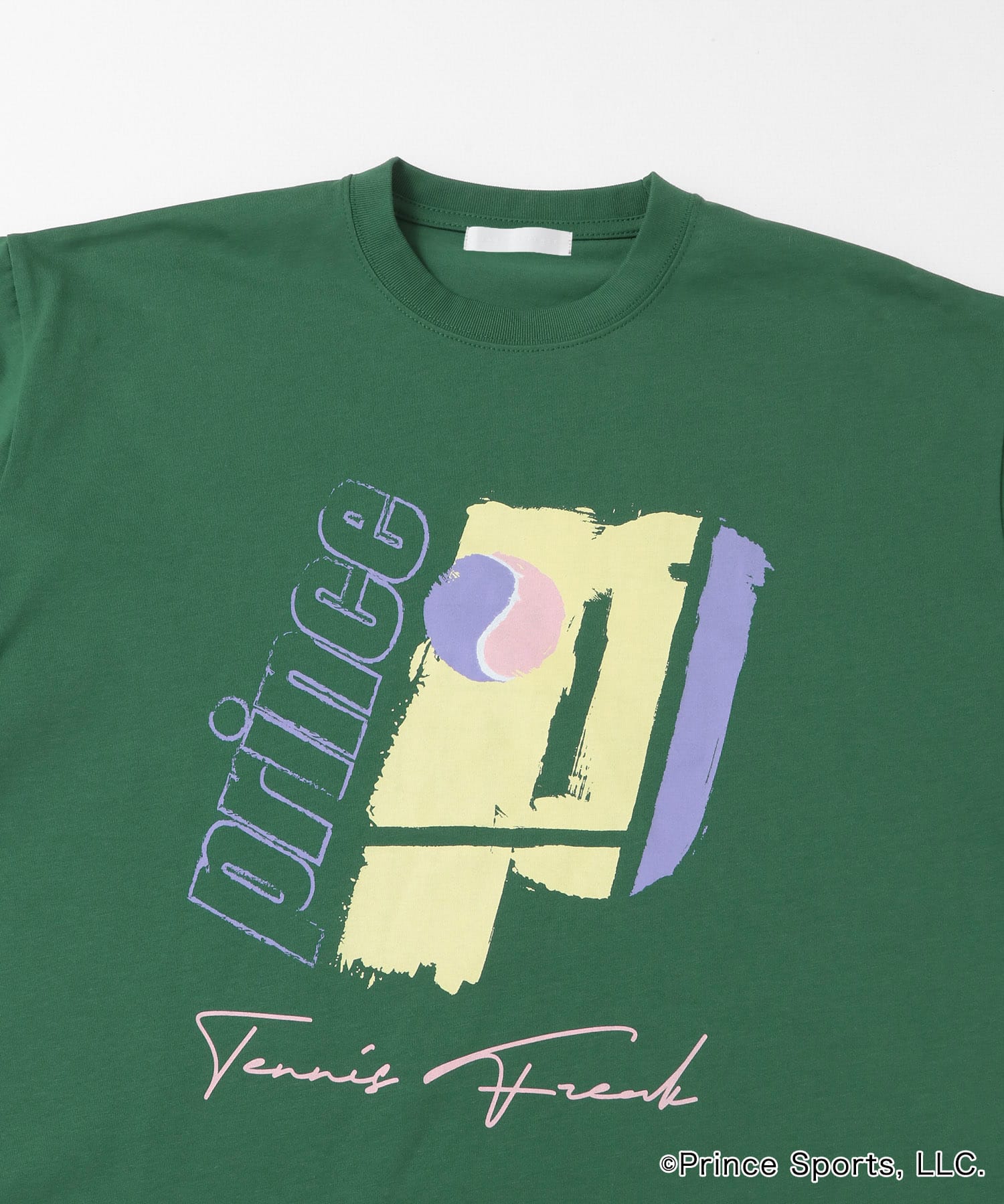 『別注』prince　グラフィックショートスリーブTシャツ GREEN M