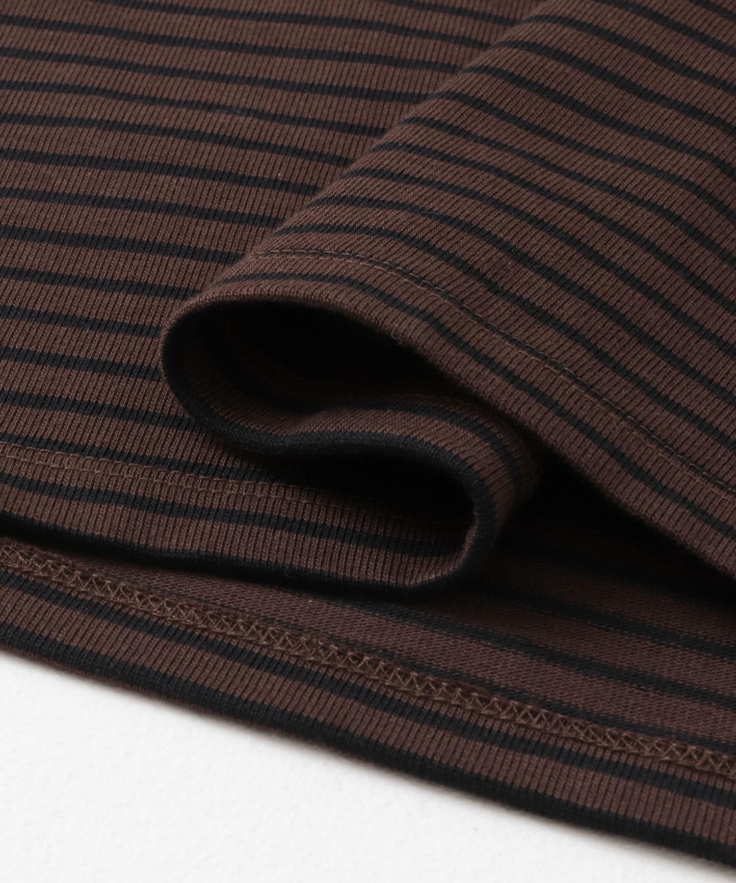 ボーダータンクトップ BROWN M