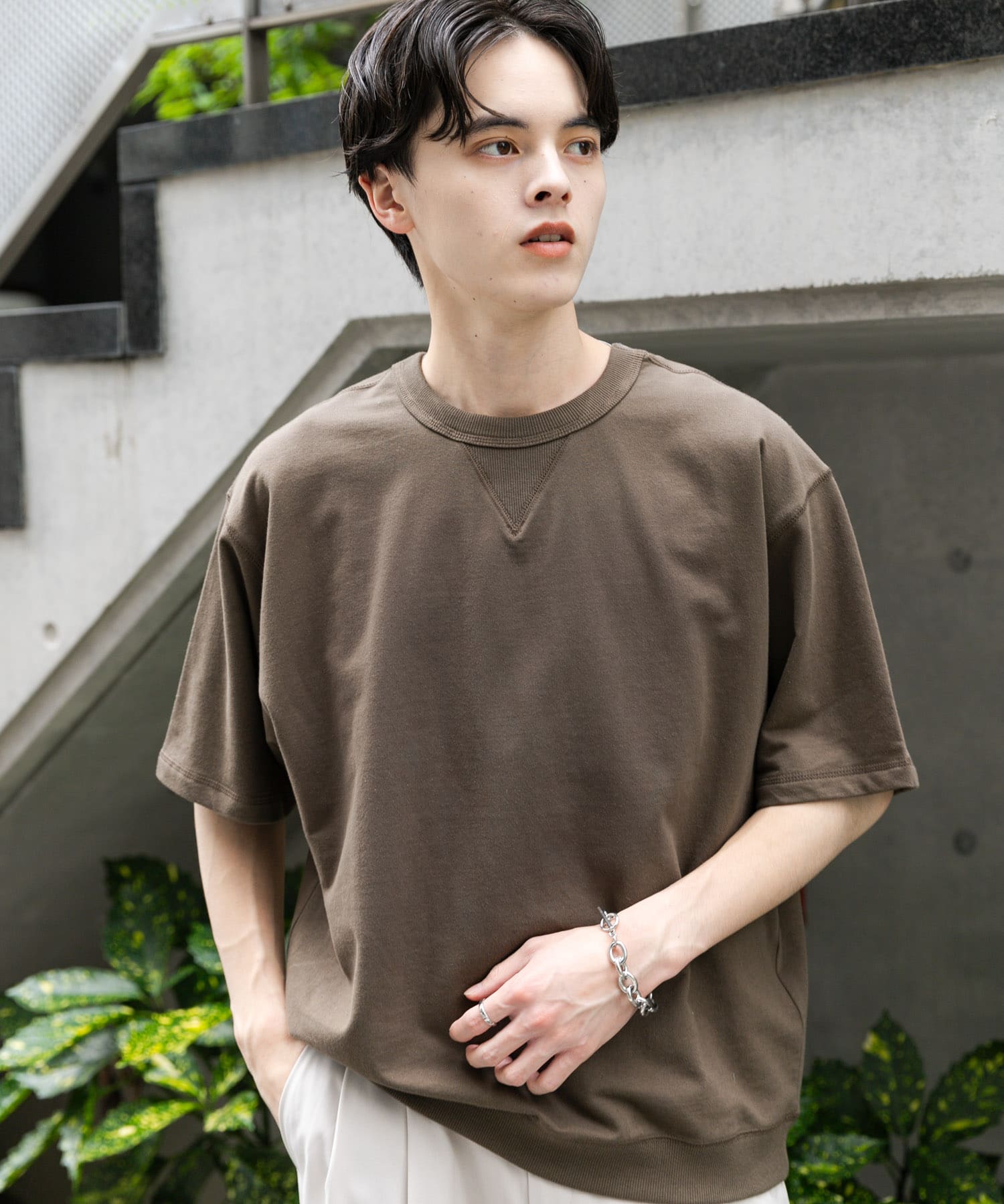 ライトスウェットショートスリーブTシャツ