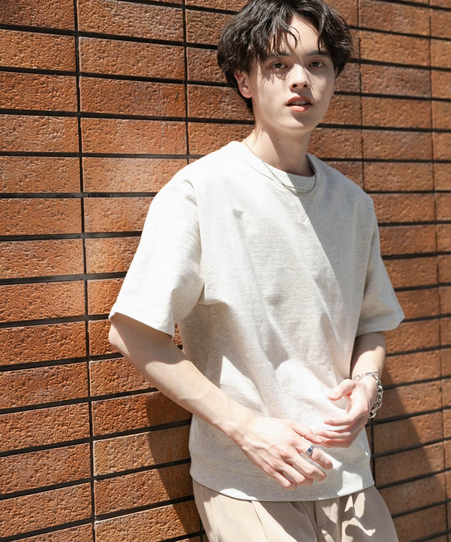 ライトスウェットショートスリーブTシャツ