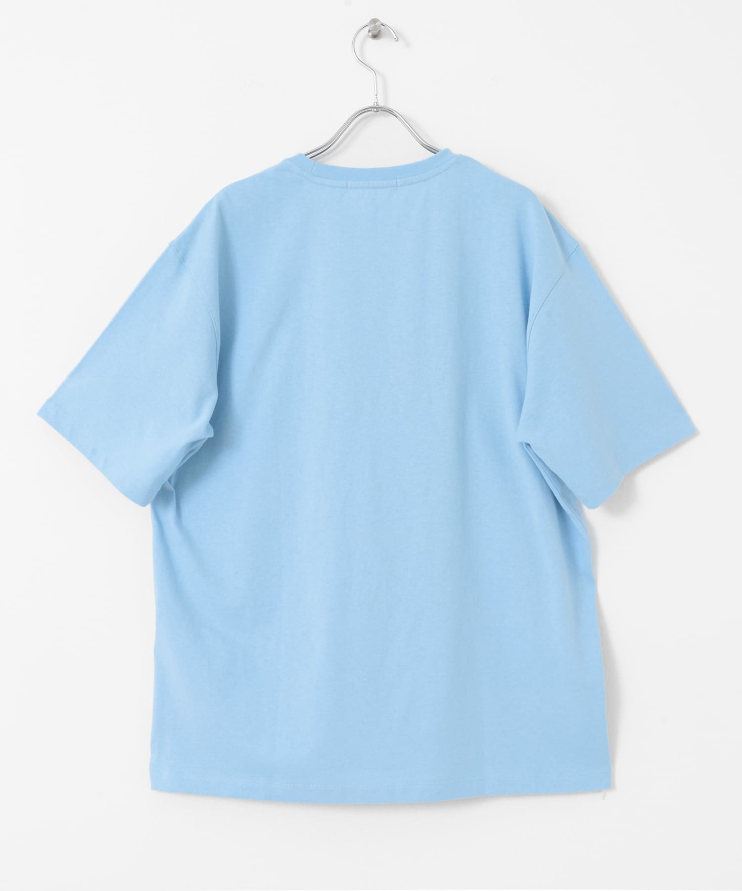 『別注』SENSE OF PLACE×JAWS　プリントT-SHIRTS/A L.BLUE M