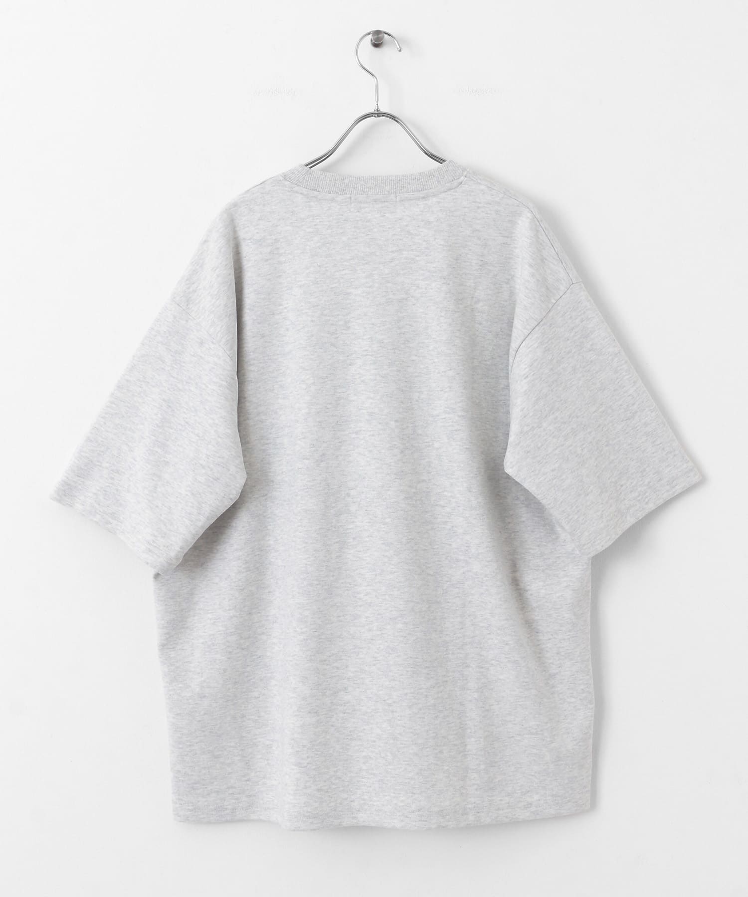 『ユニセックス』Cat graphic Short-Sleeve T-shirts GRAY M
