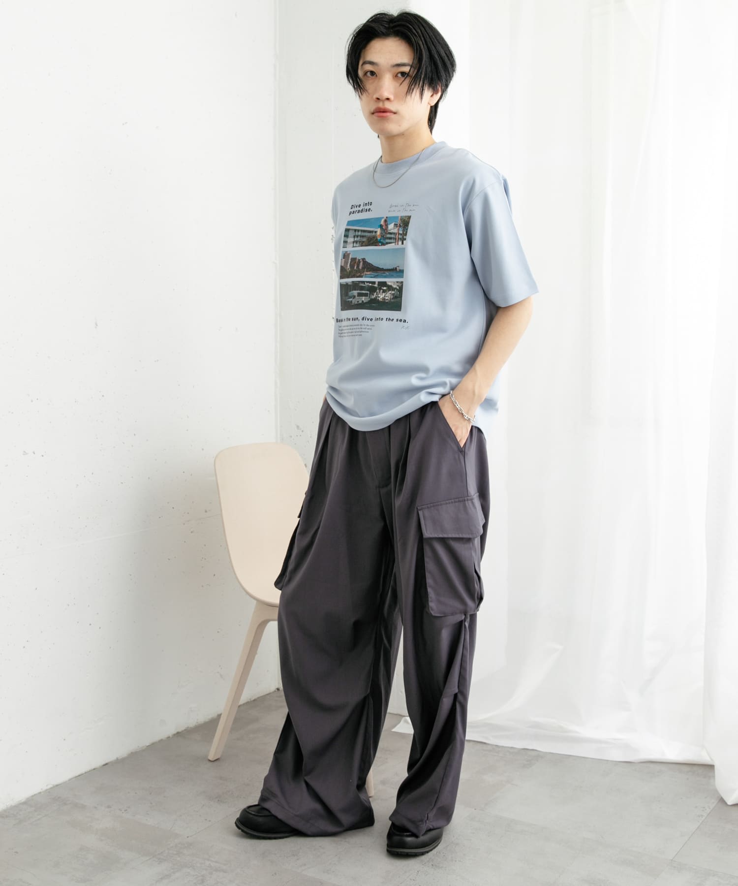 身長：176cm サイズ：L