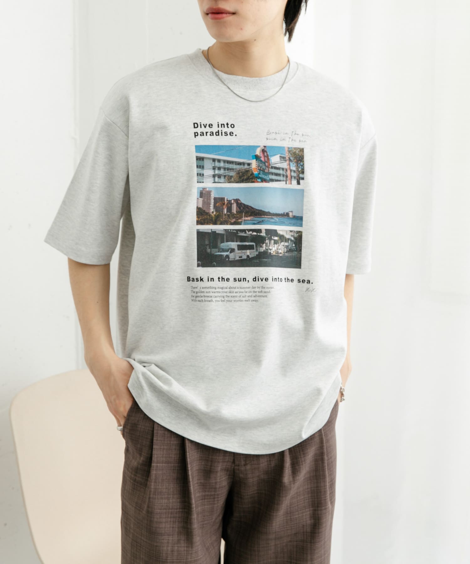 身長：176cm サイズ：L