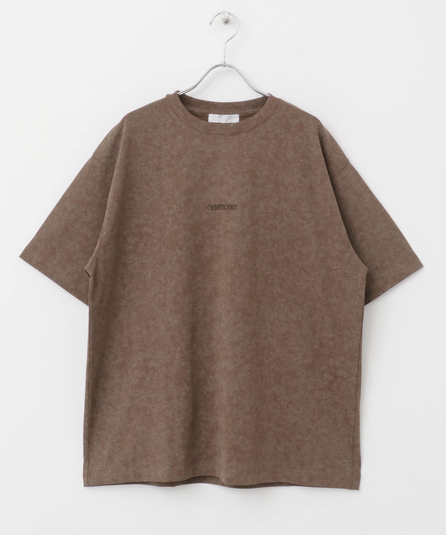 スノーダイクルーネックロゴTシャツ BROWN M