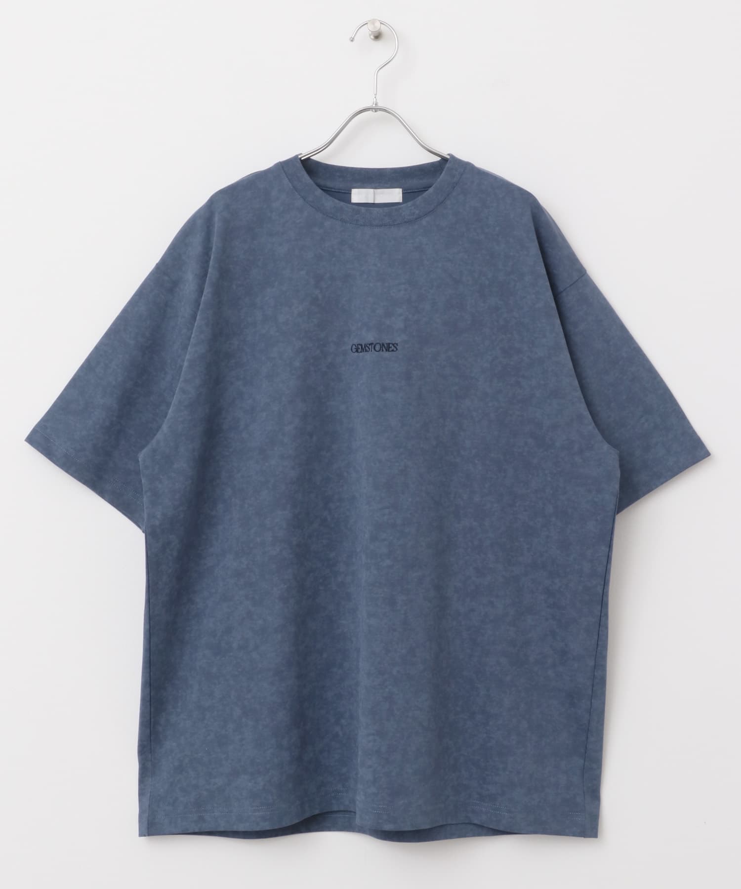 スノーダイクルーネックロゴTシャツ BLUE M