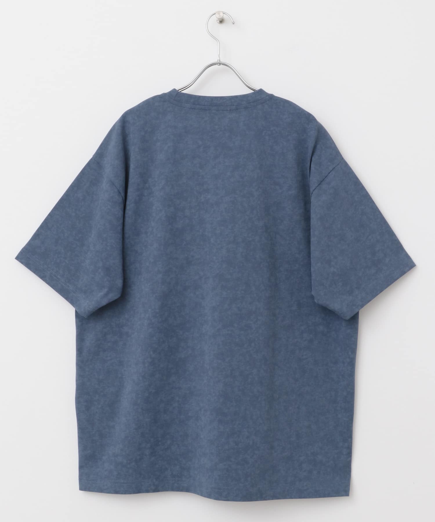 スノーダイクルーネックロゴTシャツ BLUE M