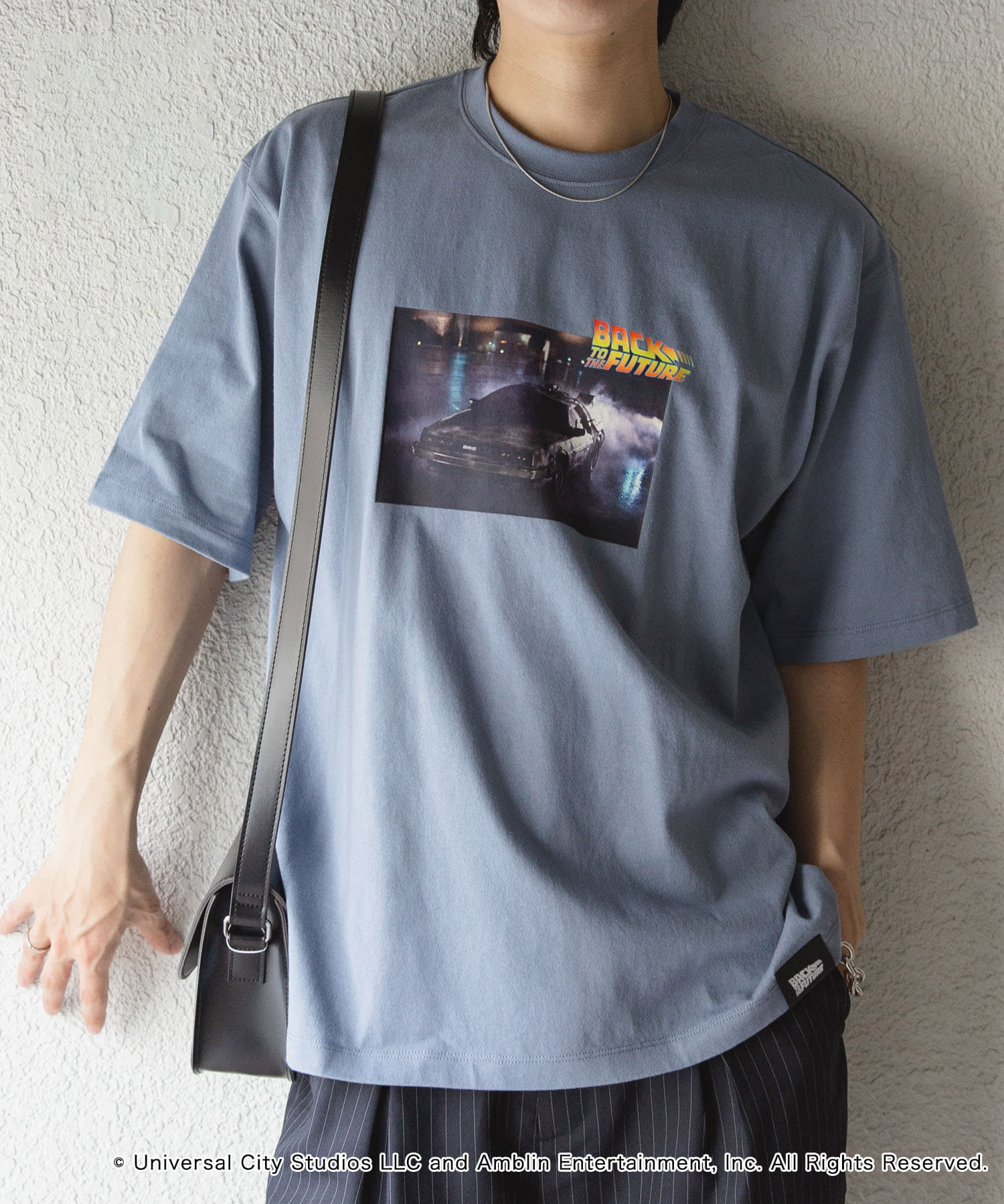 『別注』SENSE OF PLACE×BTTF クルーネックプリントTシャツ C