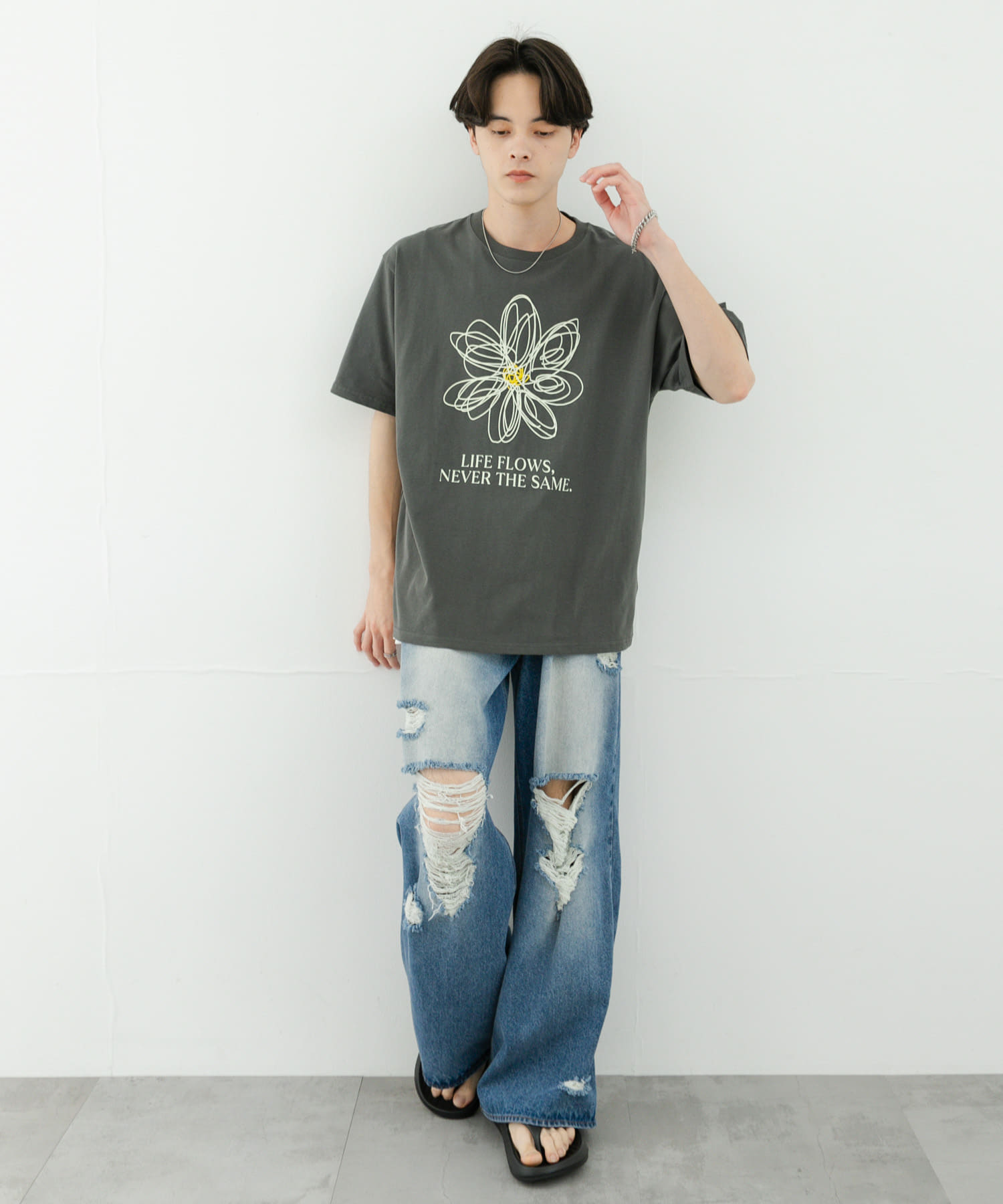 身長：173cm サイズ：L