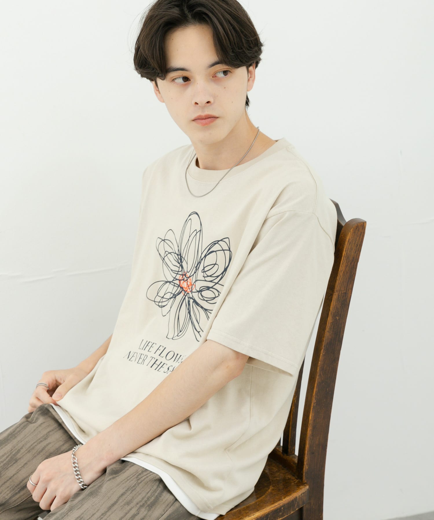 身長：173cm サイズ：L