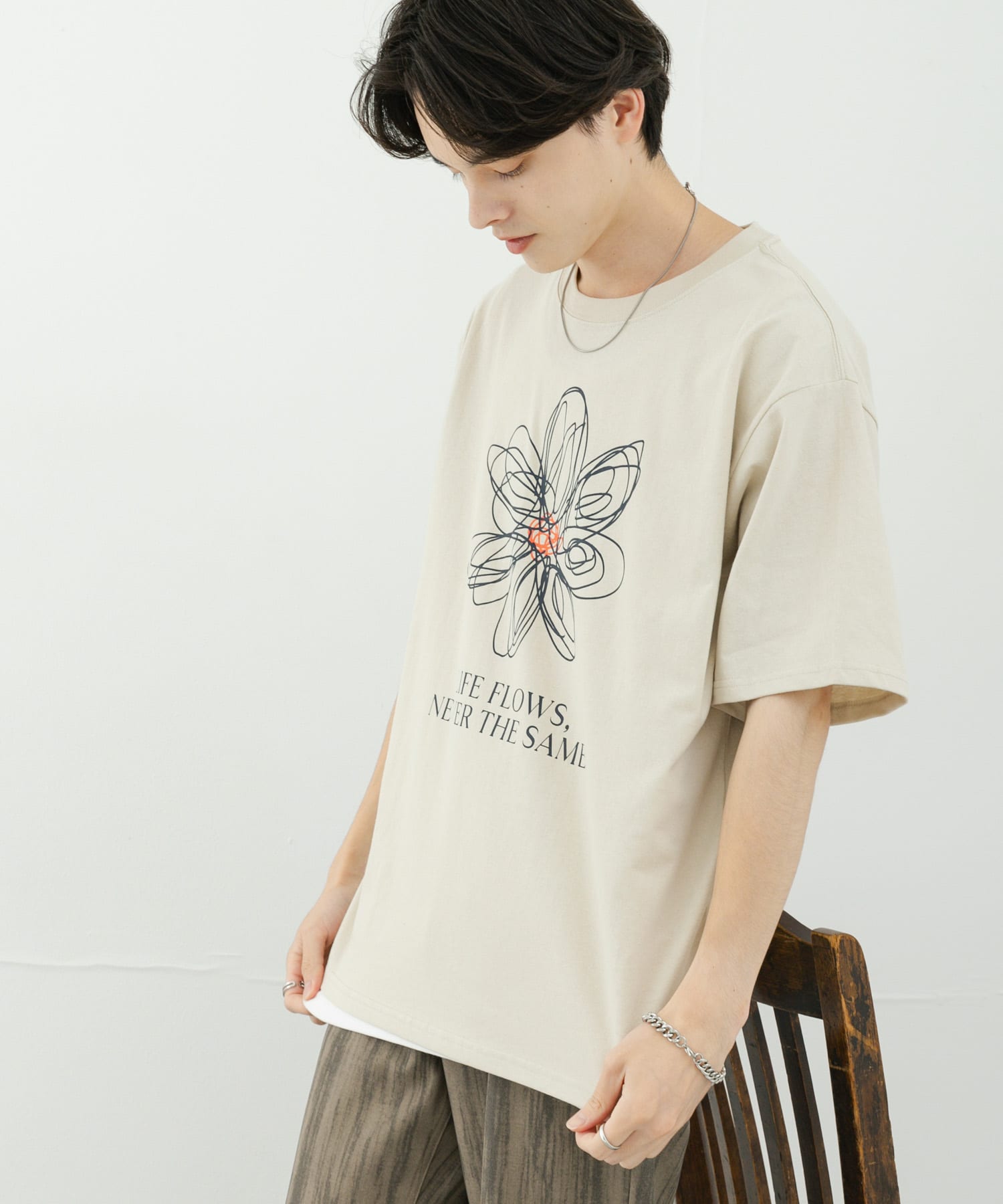 身長：173cm サイズ：L