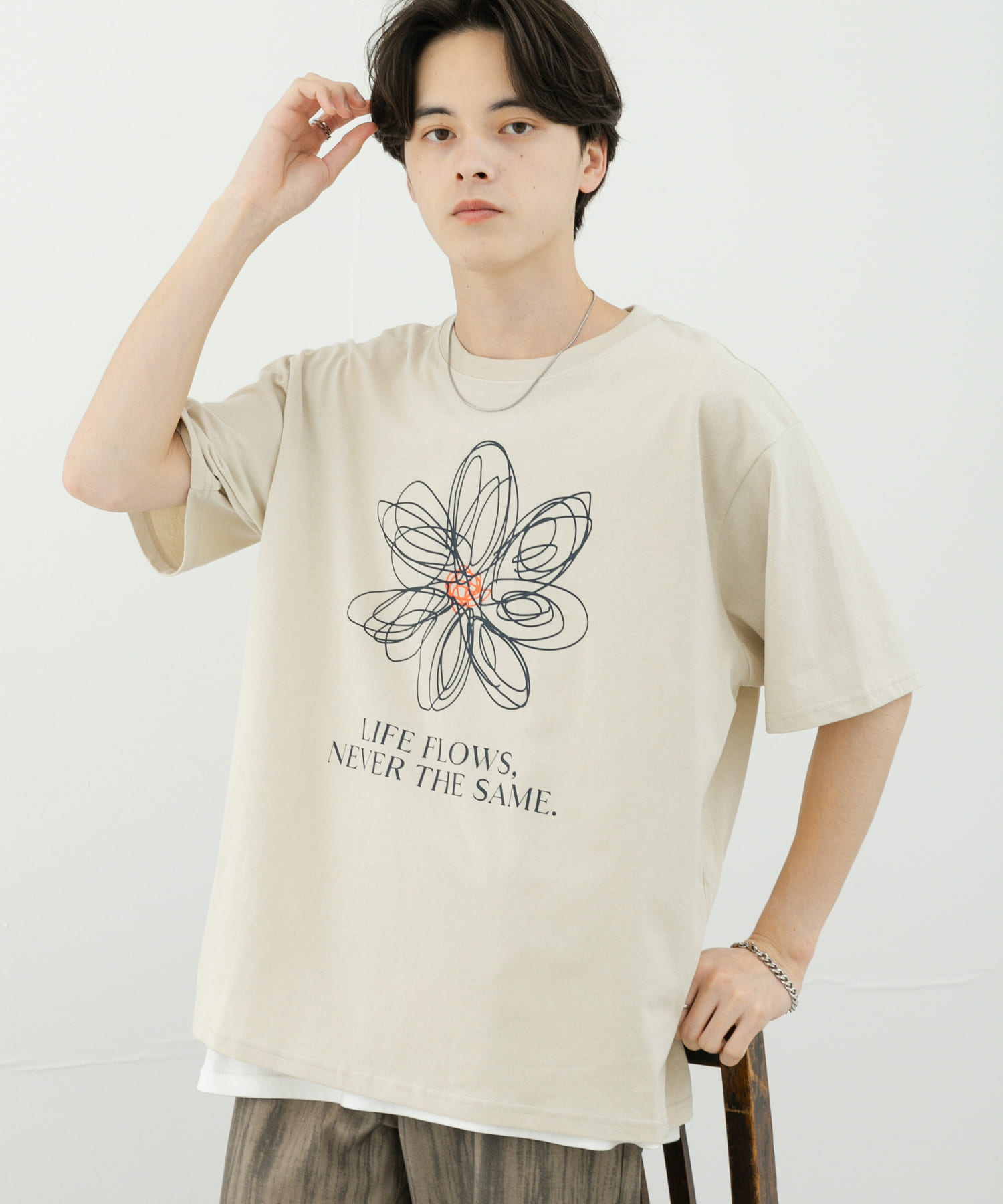 身長：173cm サイズ：L