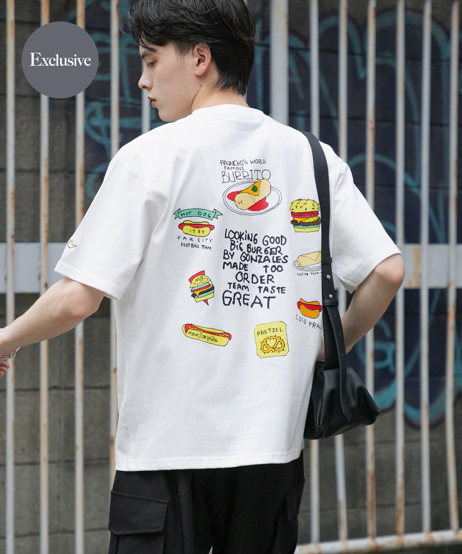 別注』Mark Gonzales×SENSE OF PLACE S/S T-SHIRTS A(M WHITE