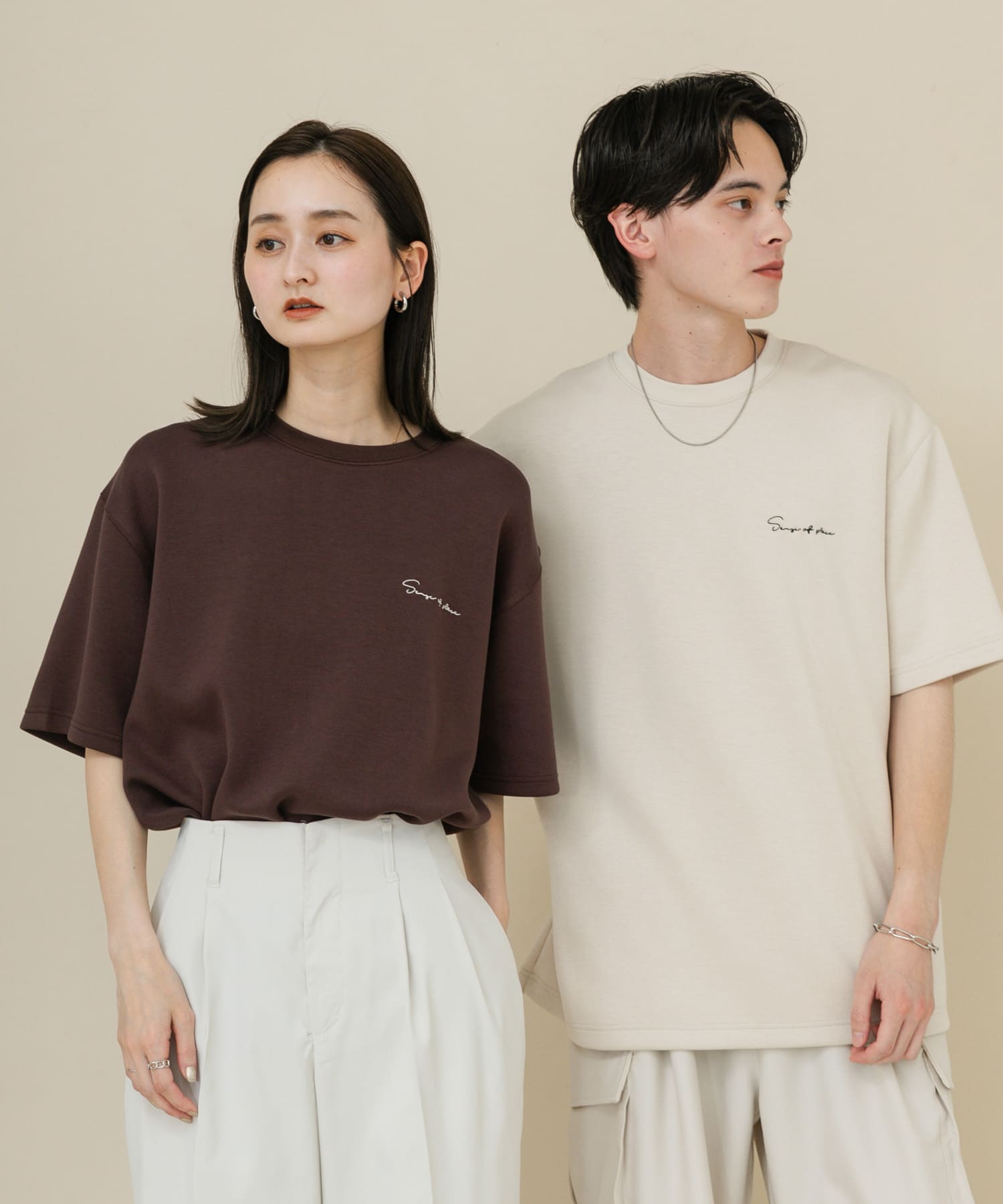 身長：169cm サイズ：M, 身長：173cm サイズ：L