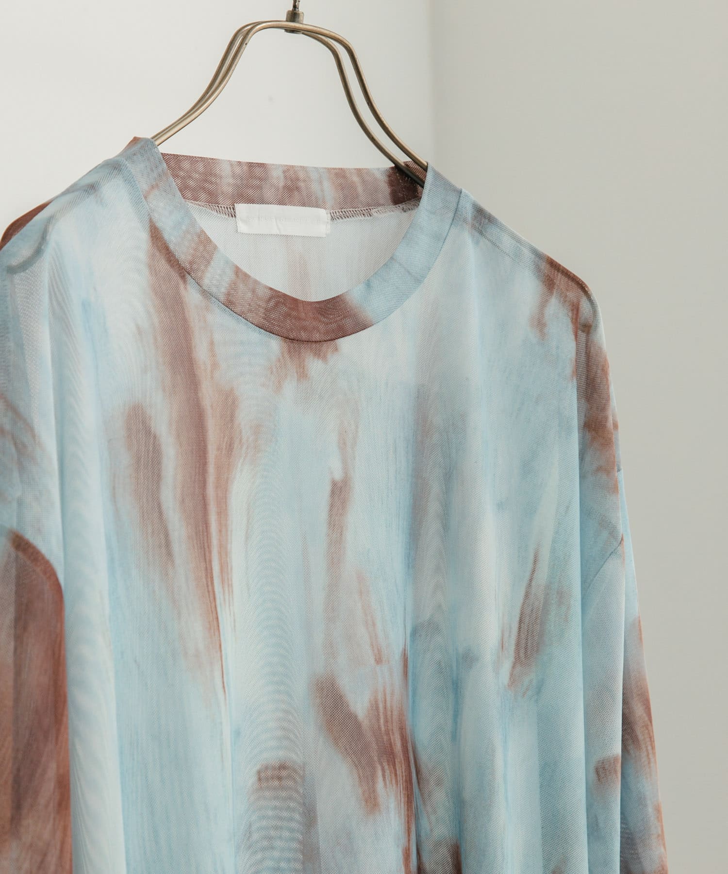 アソートシアーロングTシャツ(M BLU MARBLE): トップス｜URBAN