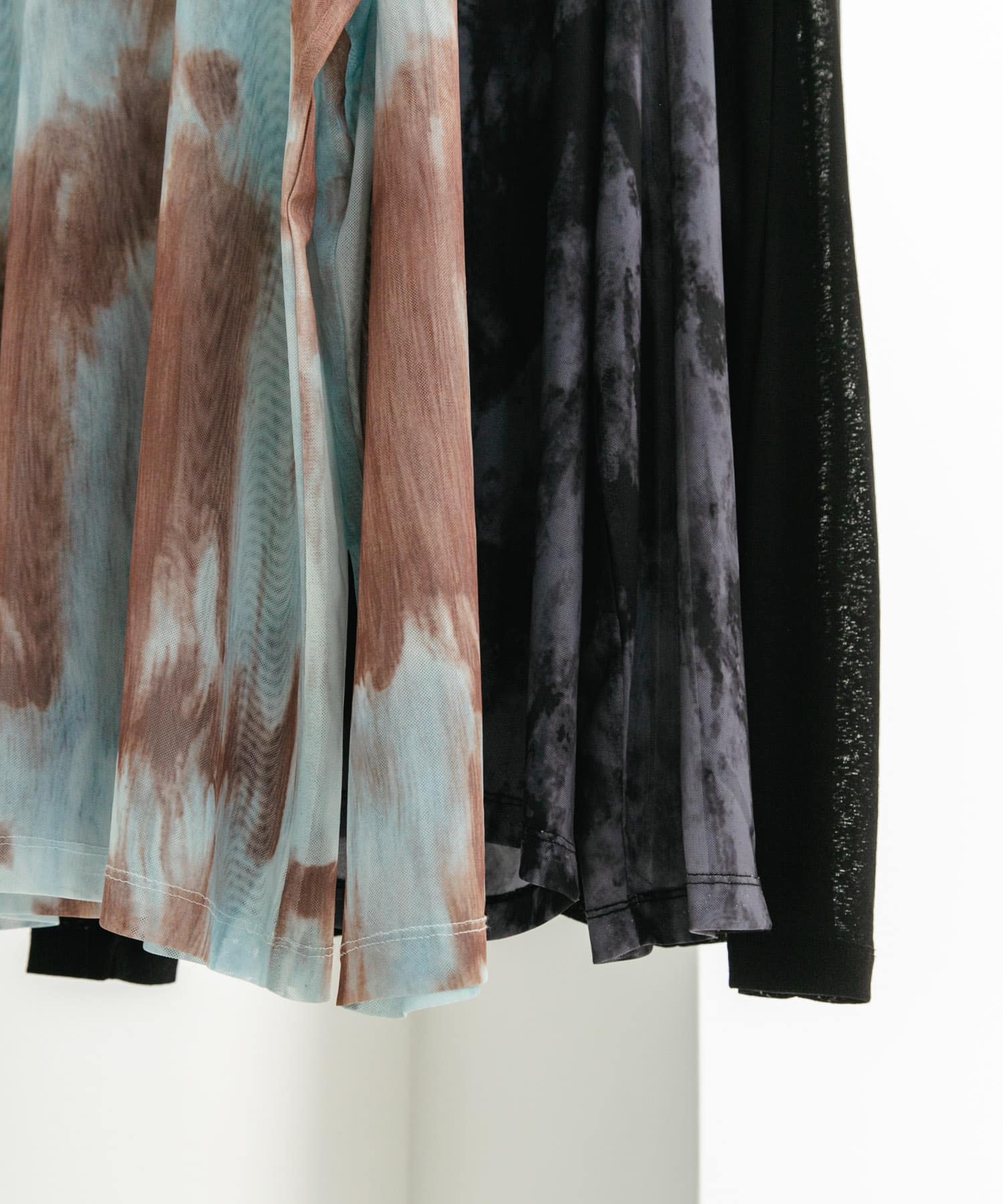 アソートシアーロングTシャツ BLU MARBLE L