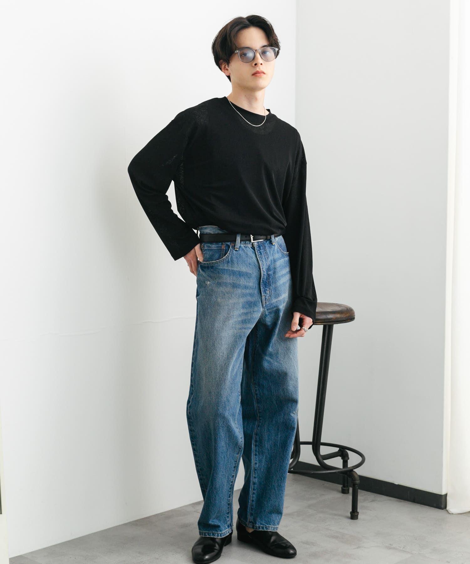 身長：173cm サイズ：L