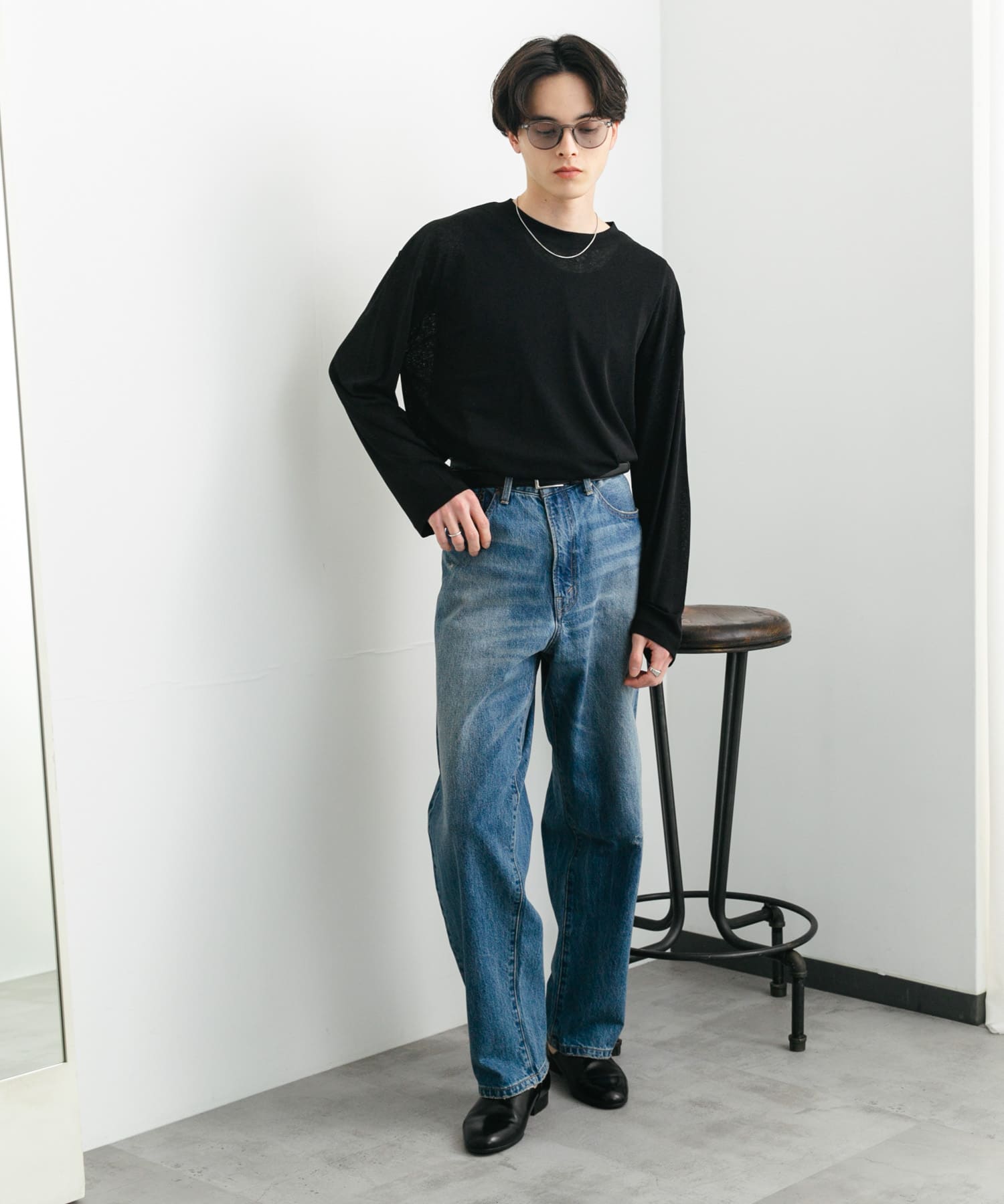 身長：173cm サイズ：L