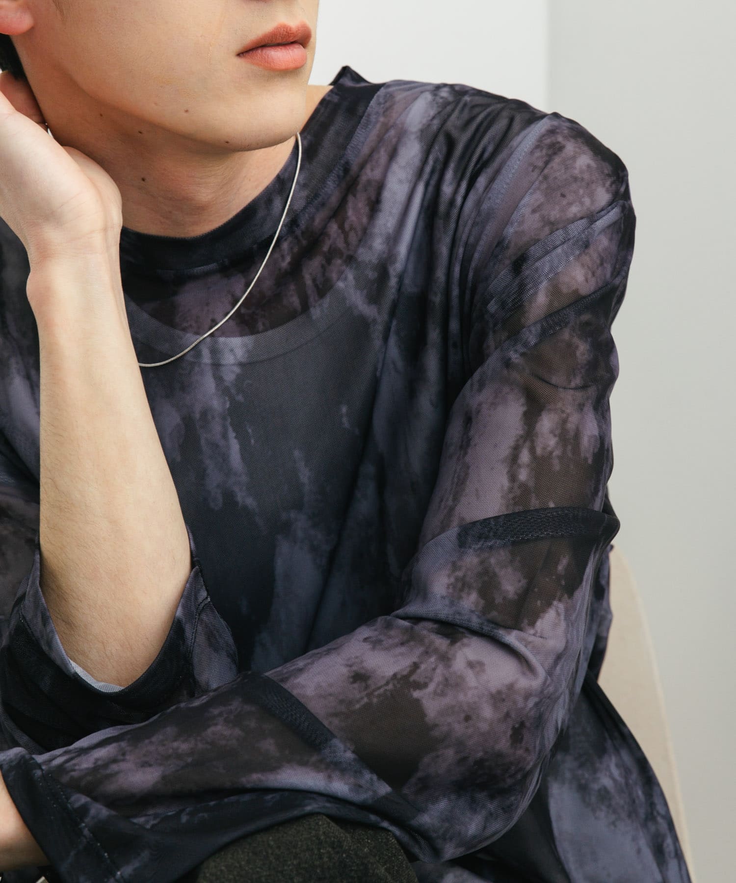 アソートシアーロングTシャツ