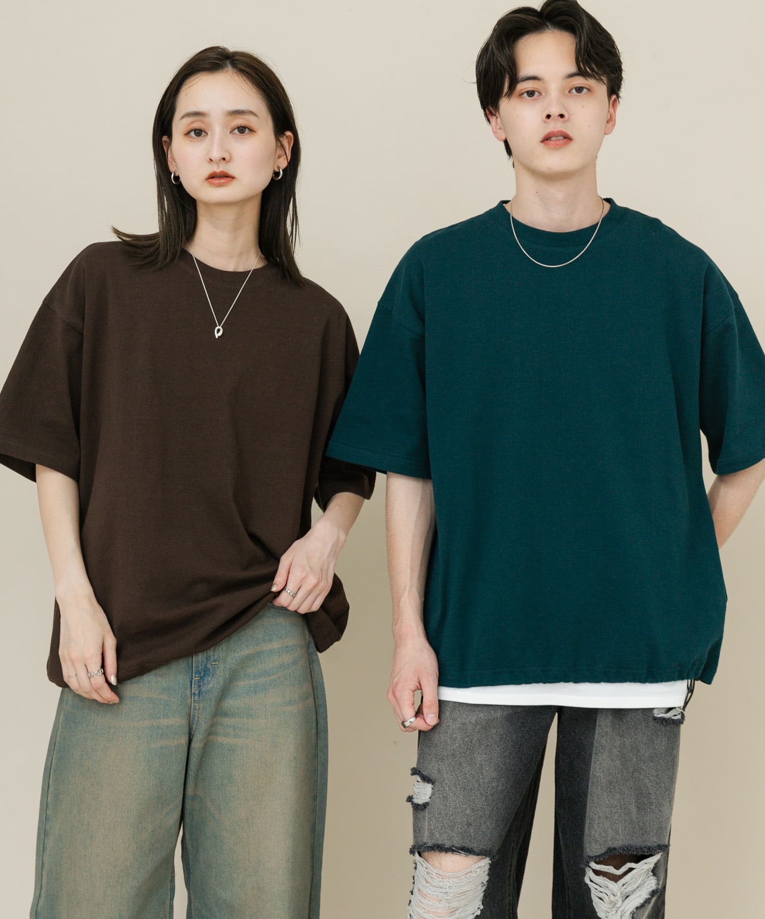 身長：169cm サイズ：M, 身長：173cm サイズ：L