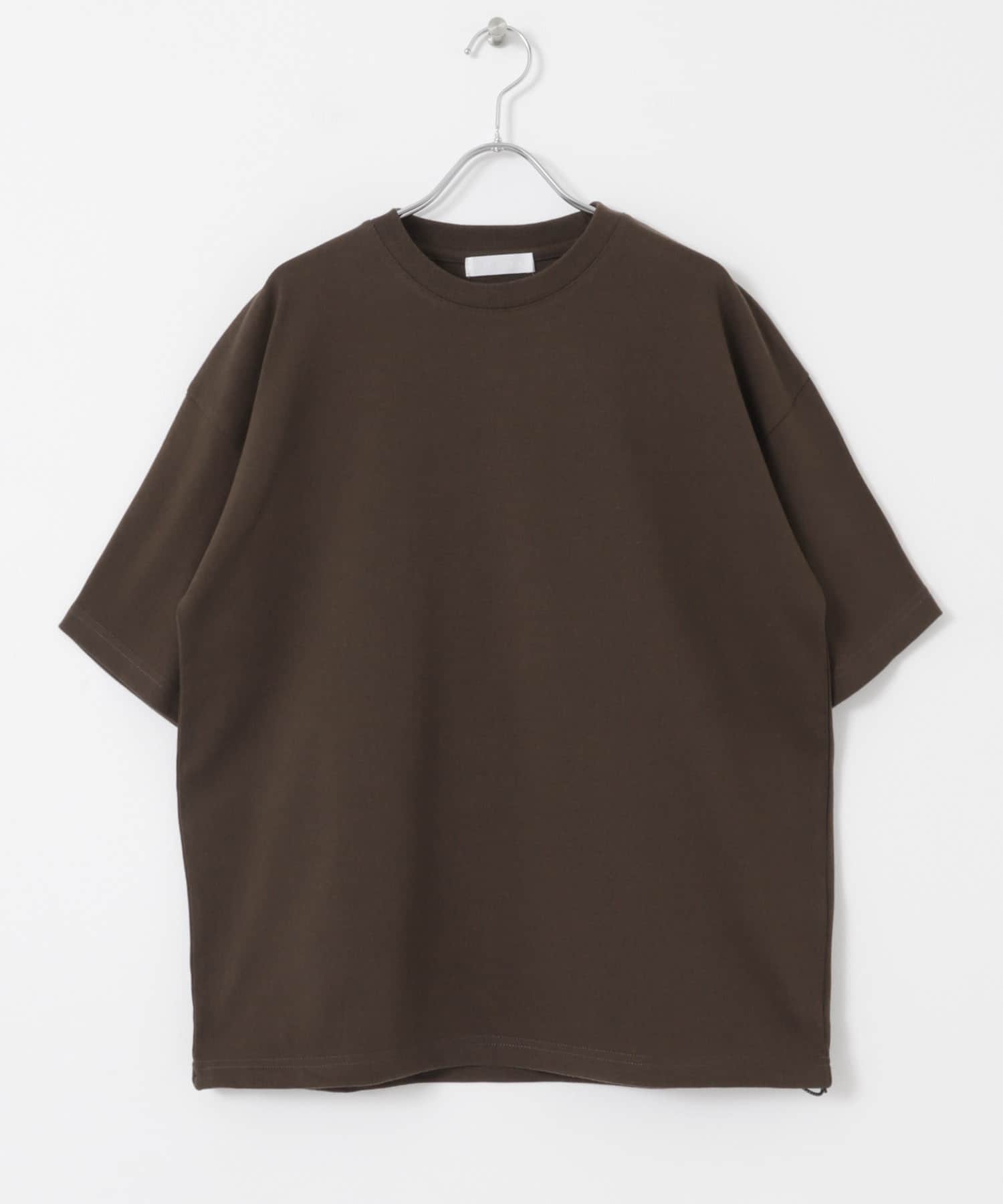 『ユニセックス』アソートドローコードショートスリーブTシャツ L.BROWN M